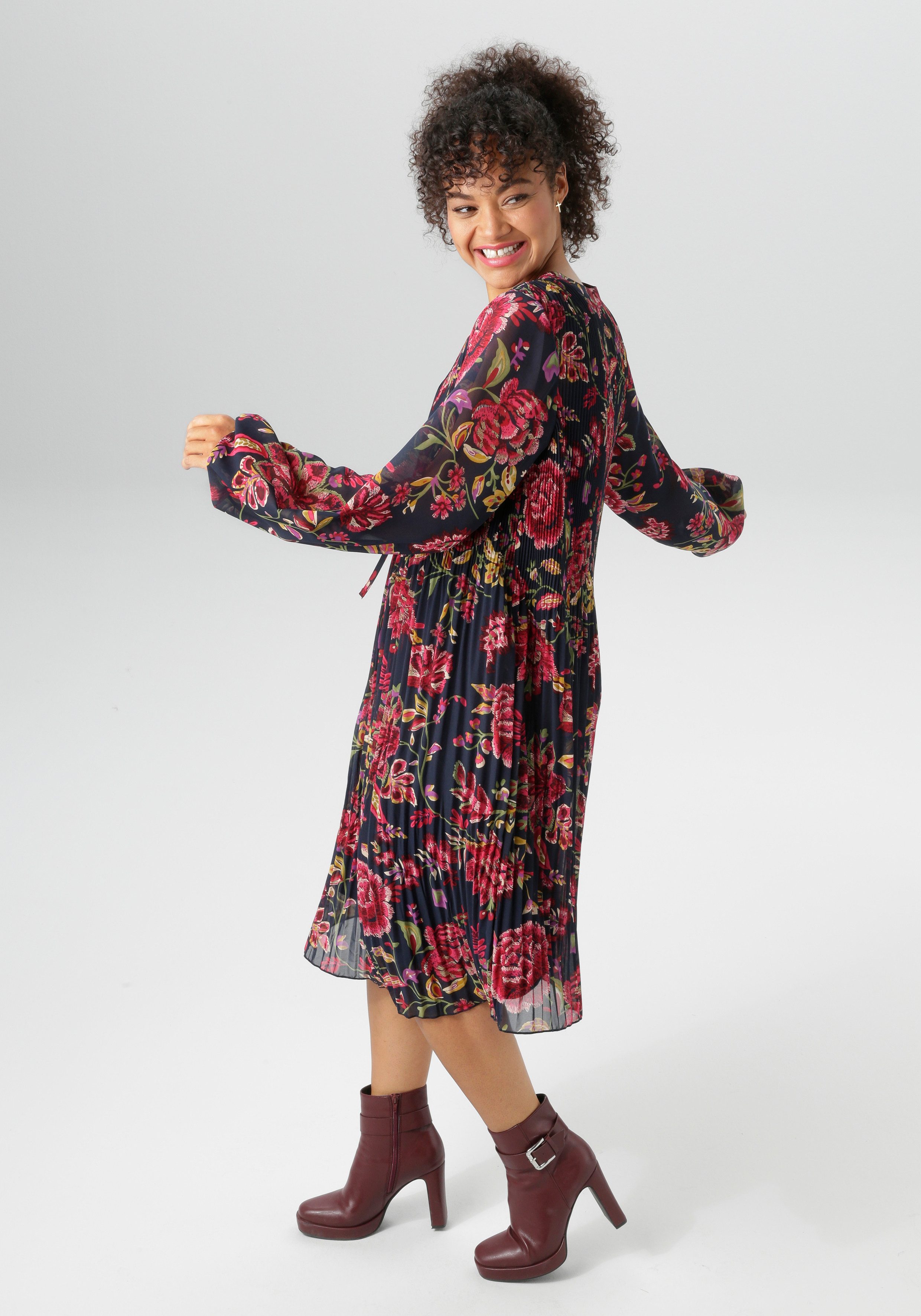 Aniston PLUS Zomerjurk all-over print - nieuwe collectie