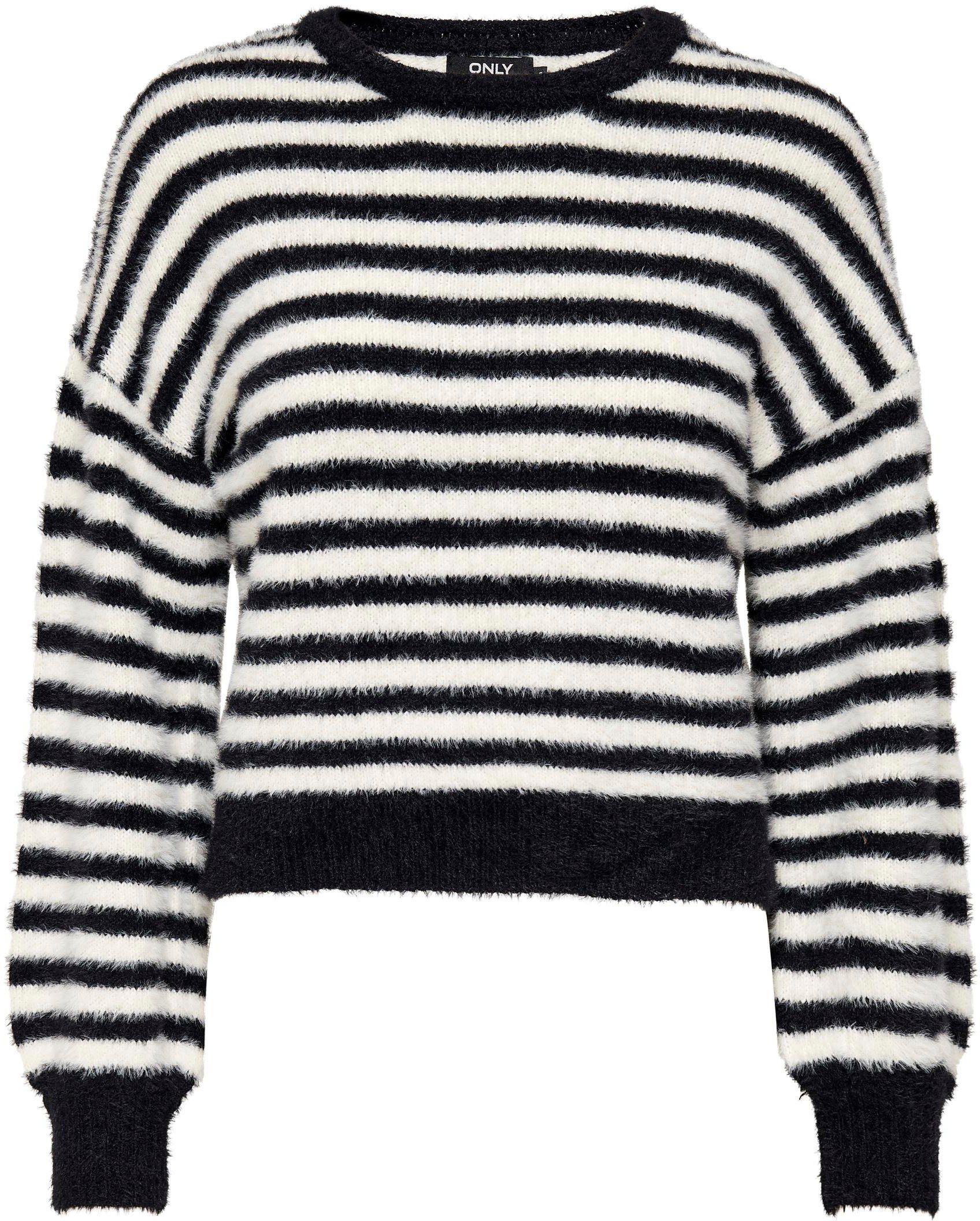 Only Trui met ronde hals ONLPIUMO L/S PULLOVER KNT