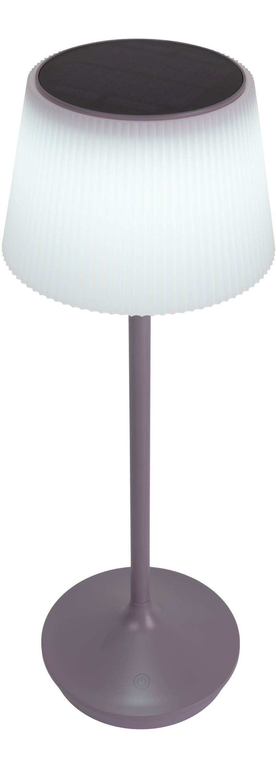 näve Led-tafellamp Zonne-lamp / acculamp "EMMI" Zonne-energie, accubedrijf, CCT, aanraaksensor, accutafellamp (1 stuk)