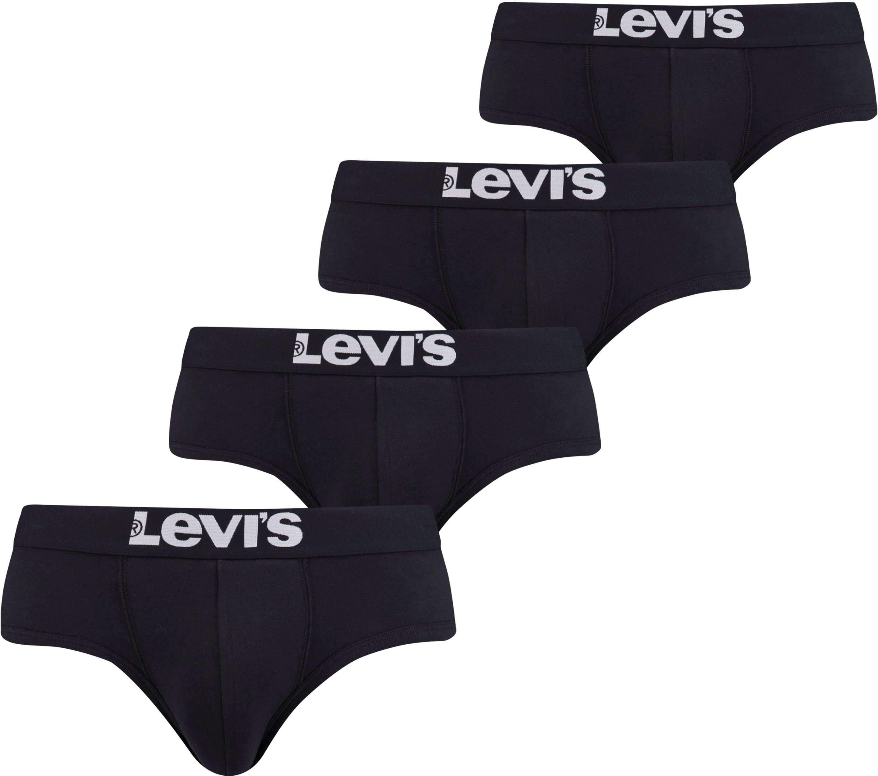 Levi's Slip met logo-weefband (set, 4 stuks)