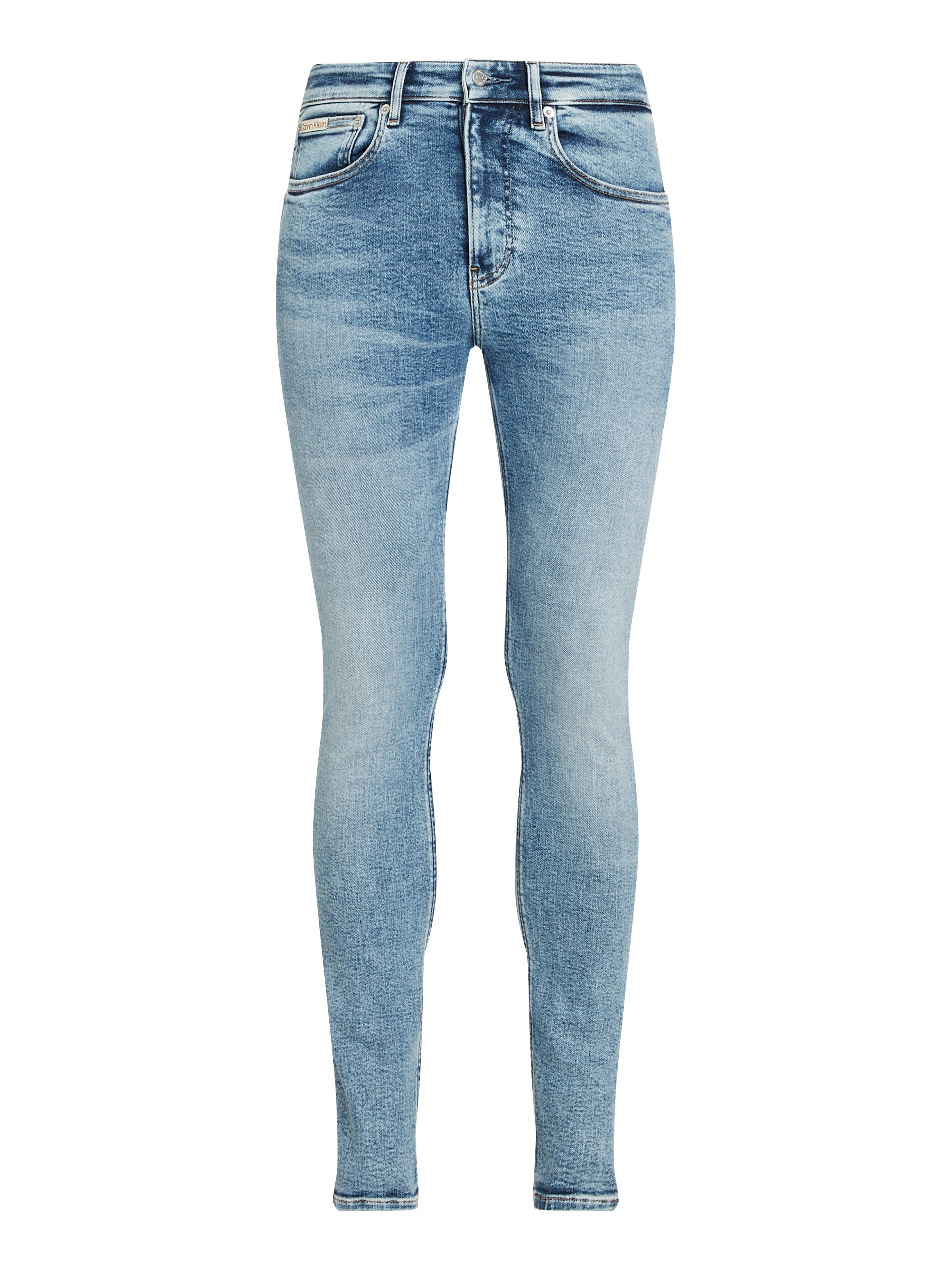 Calvin Klein Stretch jeans Skinny Muntzakje, logo borduursel