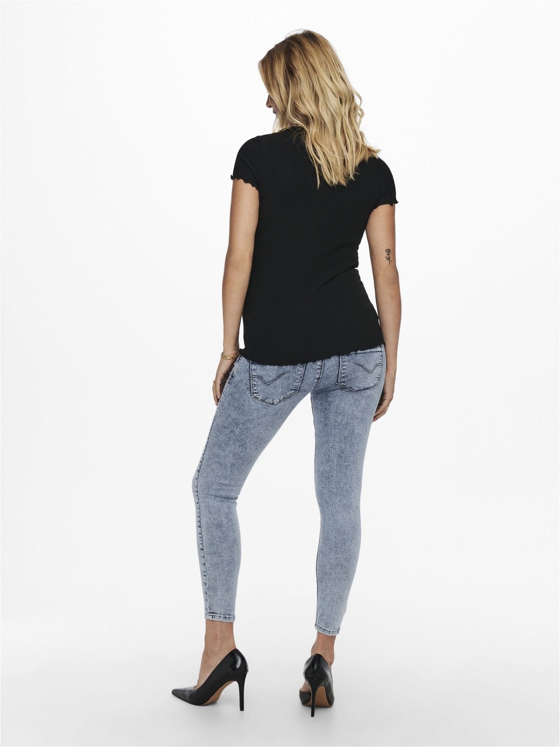 ONLY MATERNITY Zwangerschapsshirt OLMEMMA S/S TOP JRS NOOS