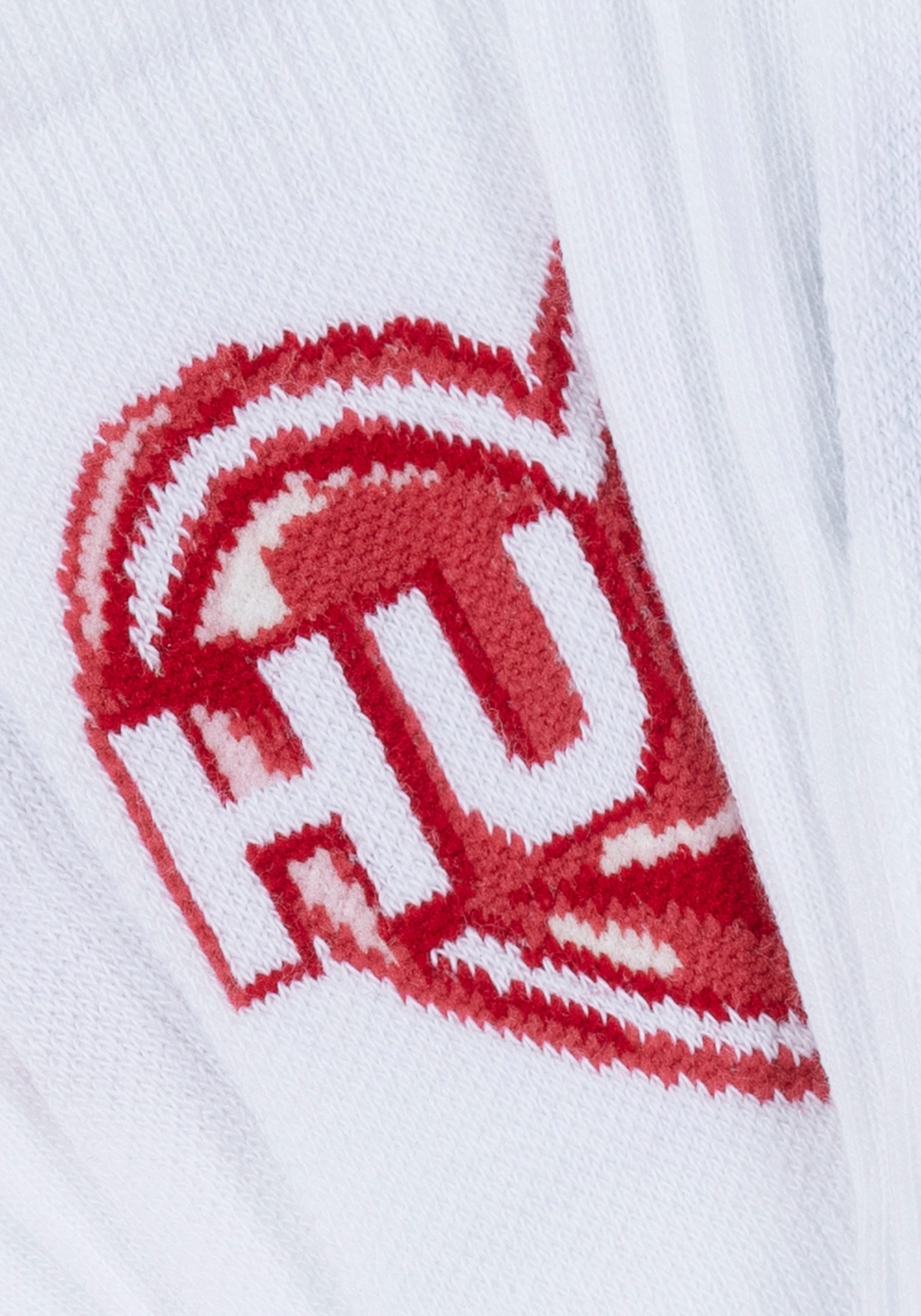 HUGO underwear Sportsokken 3P QS VALENTINE CC W zijn voorzien van logo's in valentijnsdag-look (Set van 3)