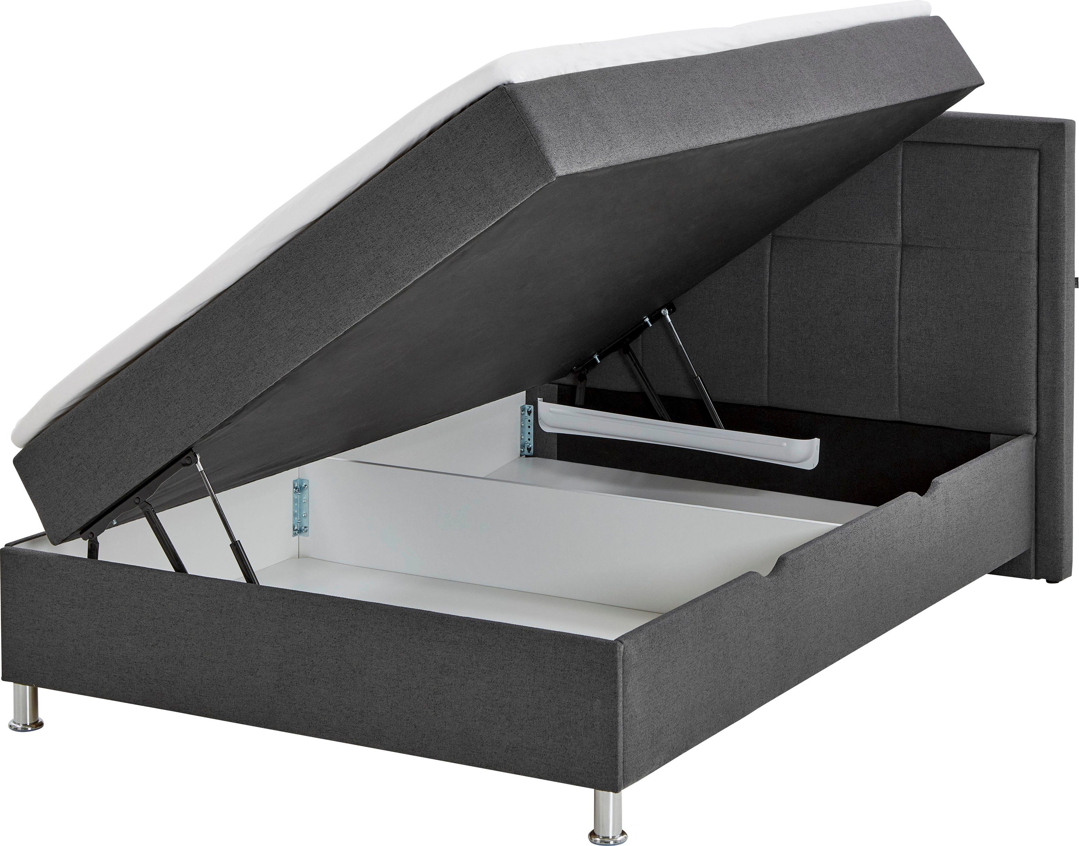 INOSIGN Boxspring Fergus met bedkist, incl. topmatras