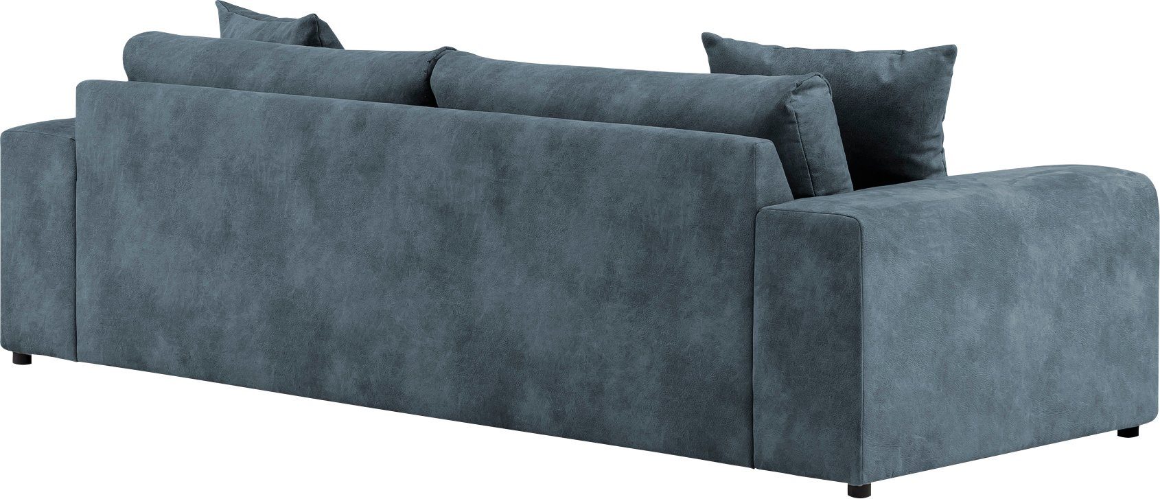 andas 3-zitsbank SLEETLAND XXL in fluweel of vintage lederlook