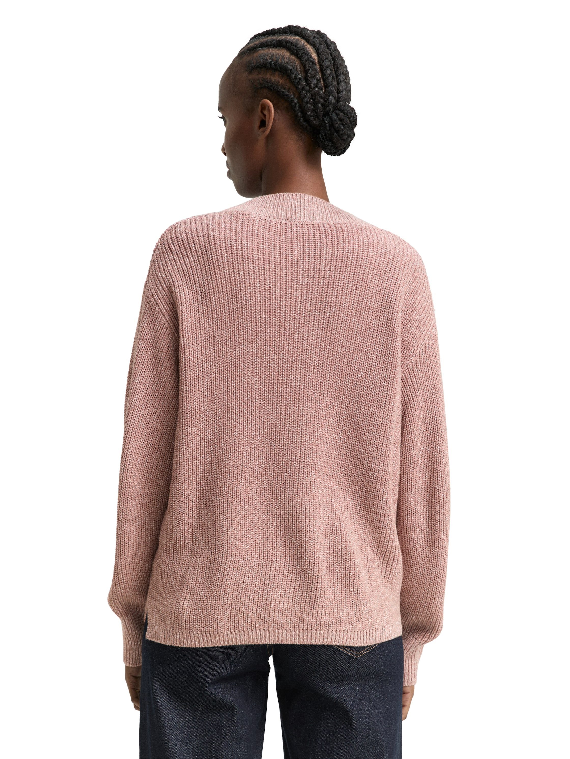 Tom Tailor Denim Cardigan met breistructuur en knoopsluiting
