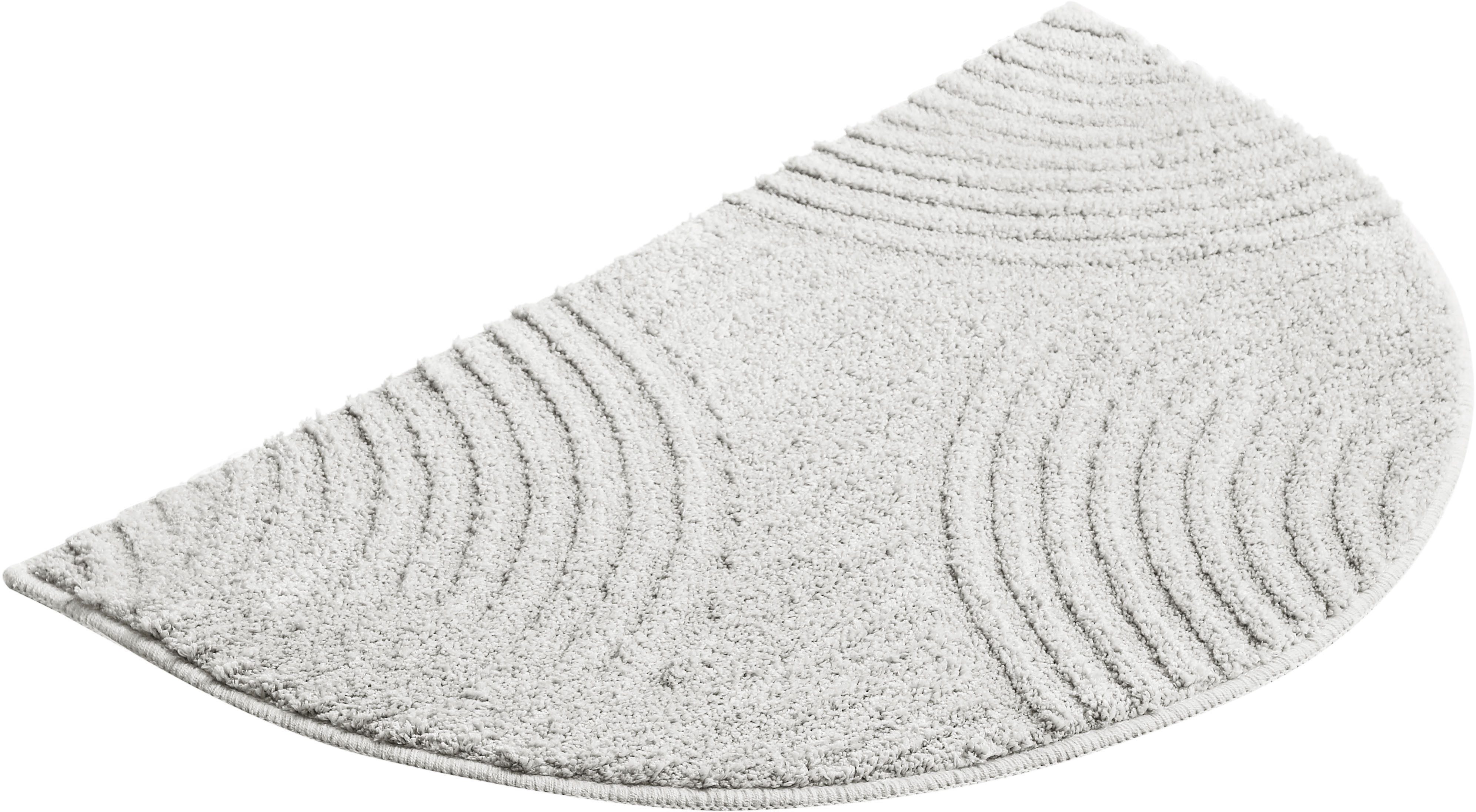 my home Badmat Ognon, Scandi, Boho, modern patroon Badkleed, uni-kleuren, hoog-laag effect (1 stuk)