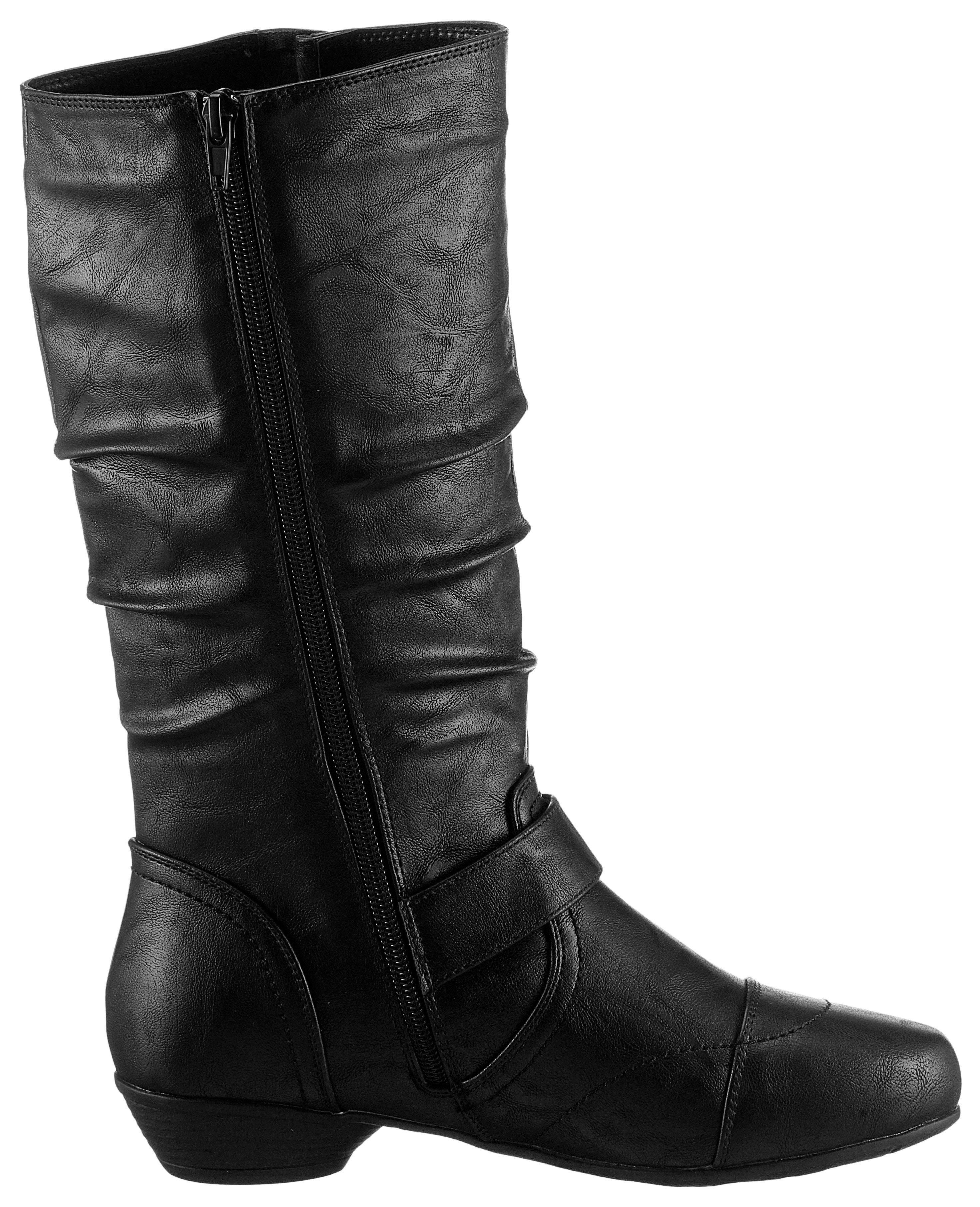 Aniston SHOES Laarzen met gerimpelde schacht - nieuwe collectie