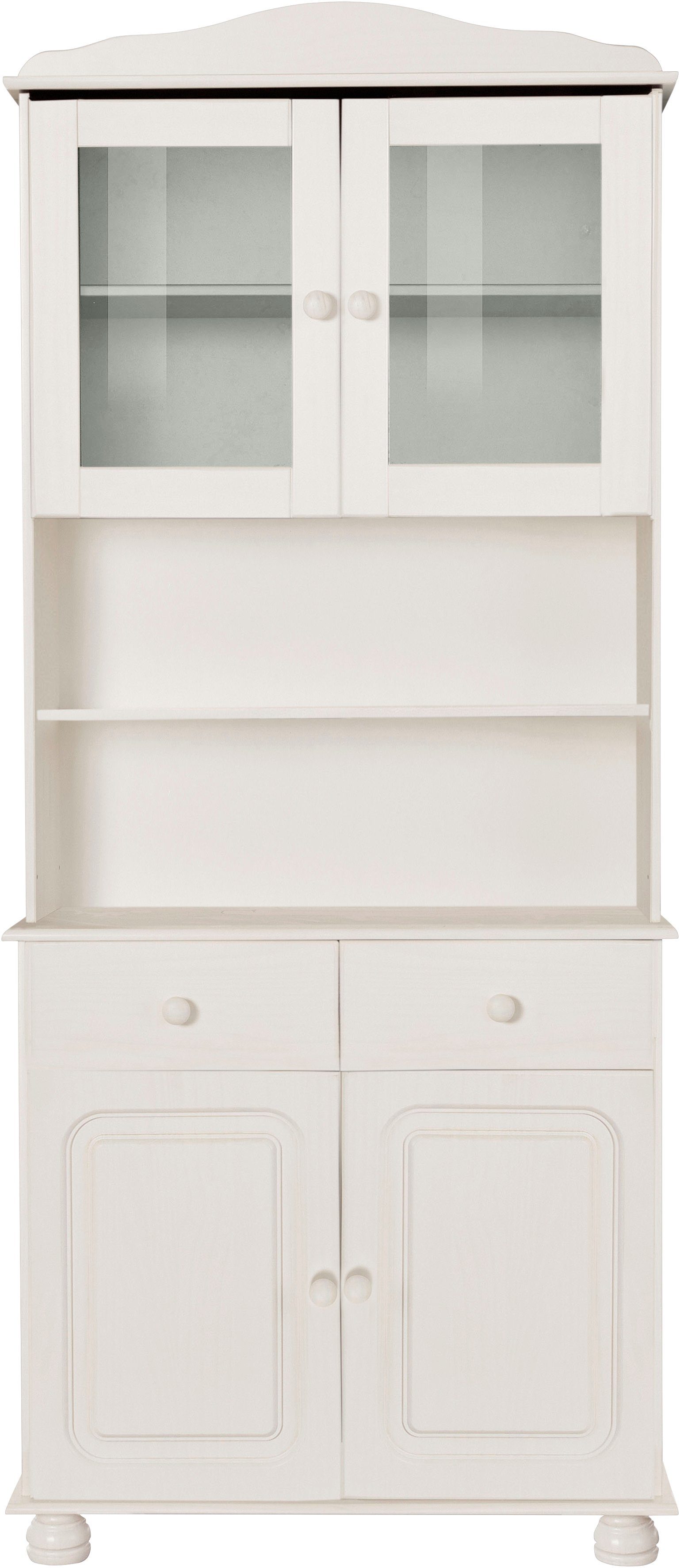 Home affaire Buffetkast Mette Met grote lade en veel bergruimte achter 4 deuren, hoogte 181cm (2-delig)