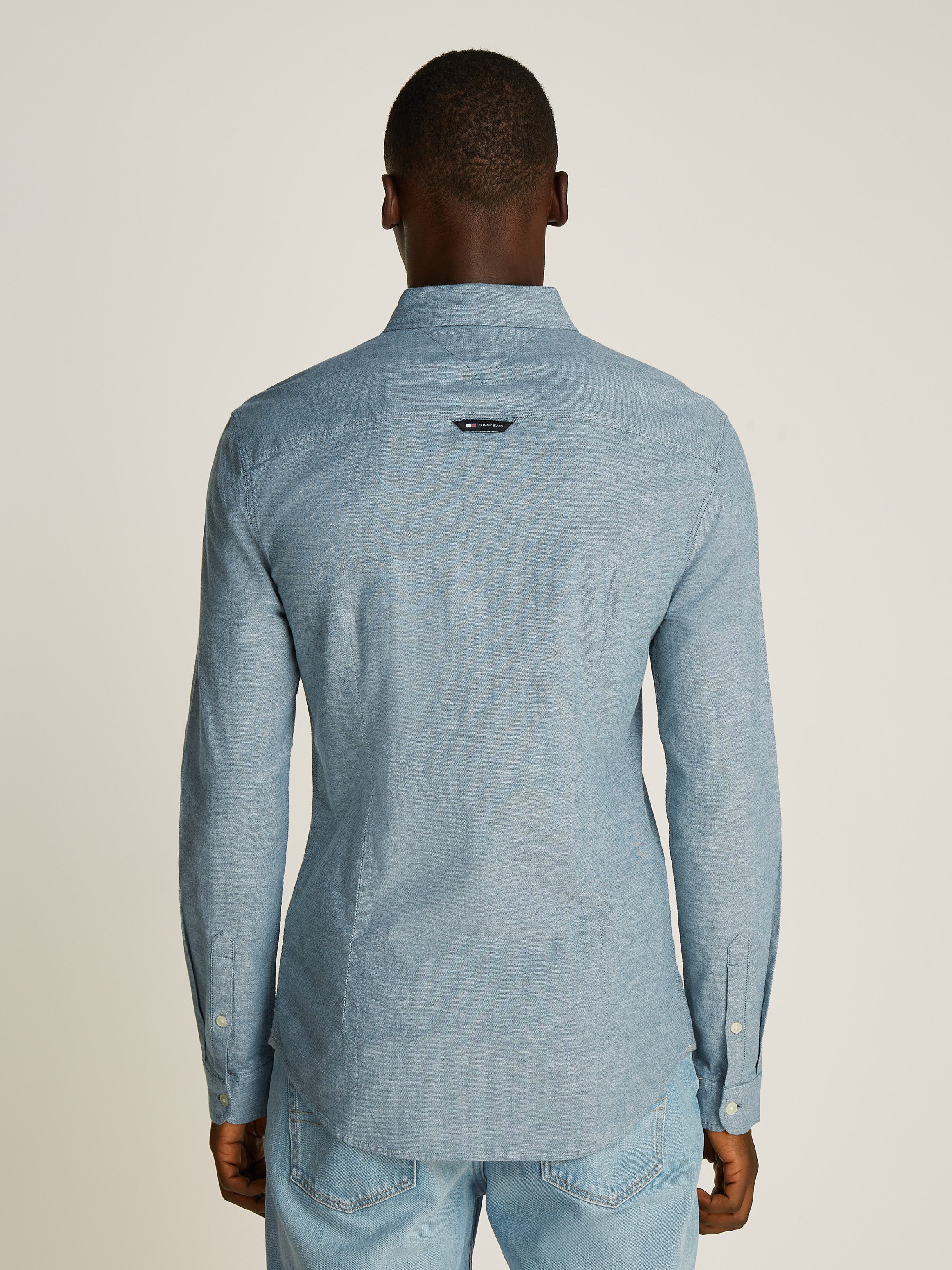 TOMMY JEANS Overhemd met lange mouwen TJM SLIM STRETCH OXFORD SHIRT
