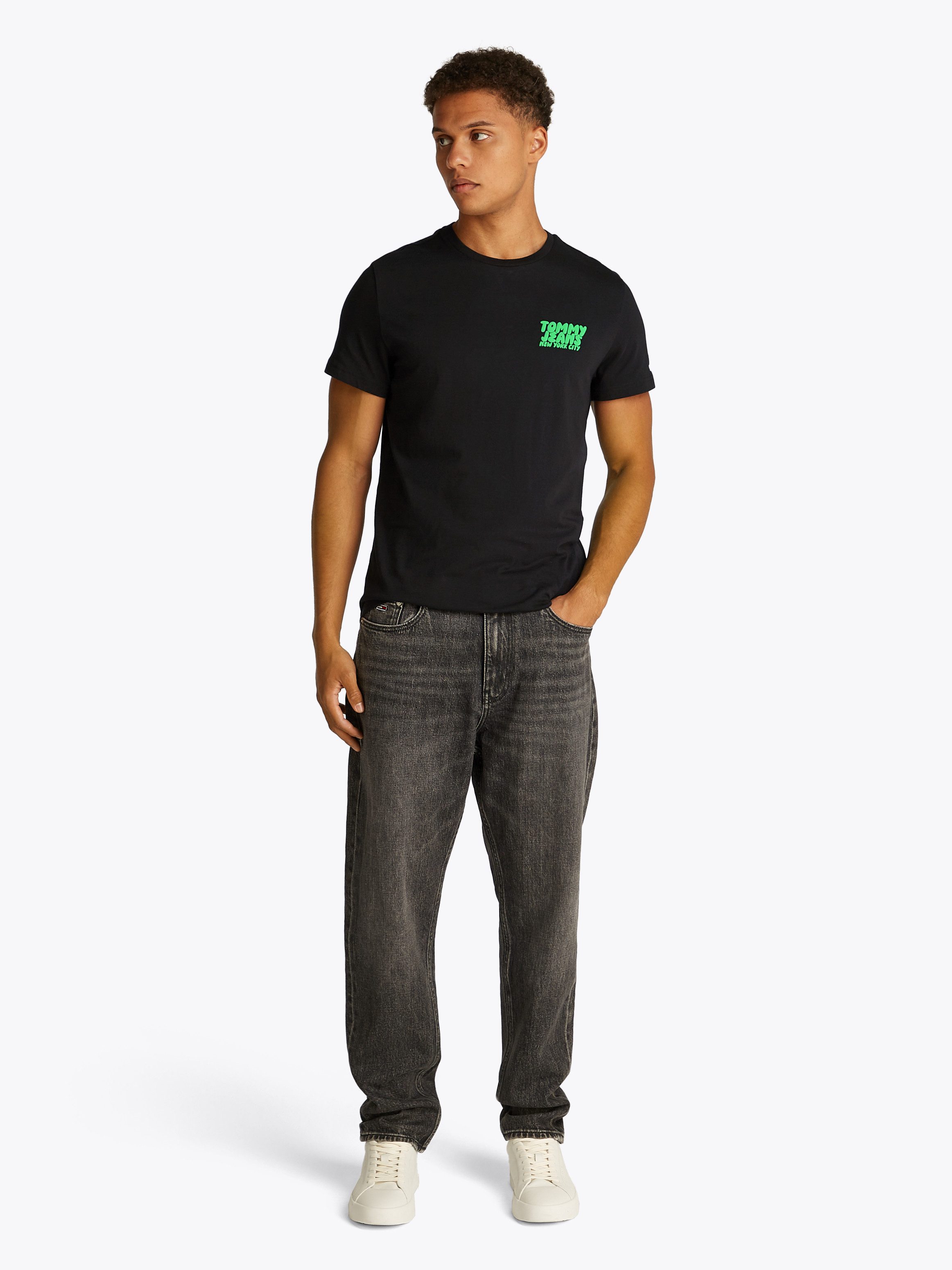 TOMMY JEANS T-shirt TJM SLIM BUBBLE PRINT SS TEE EXT