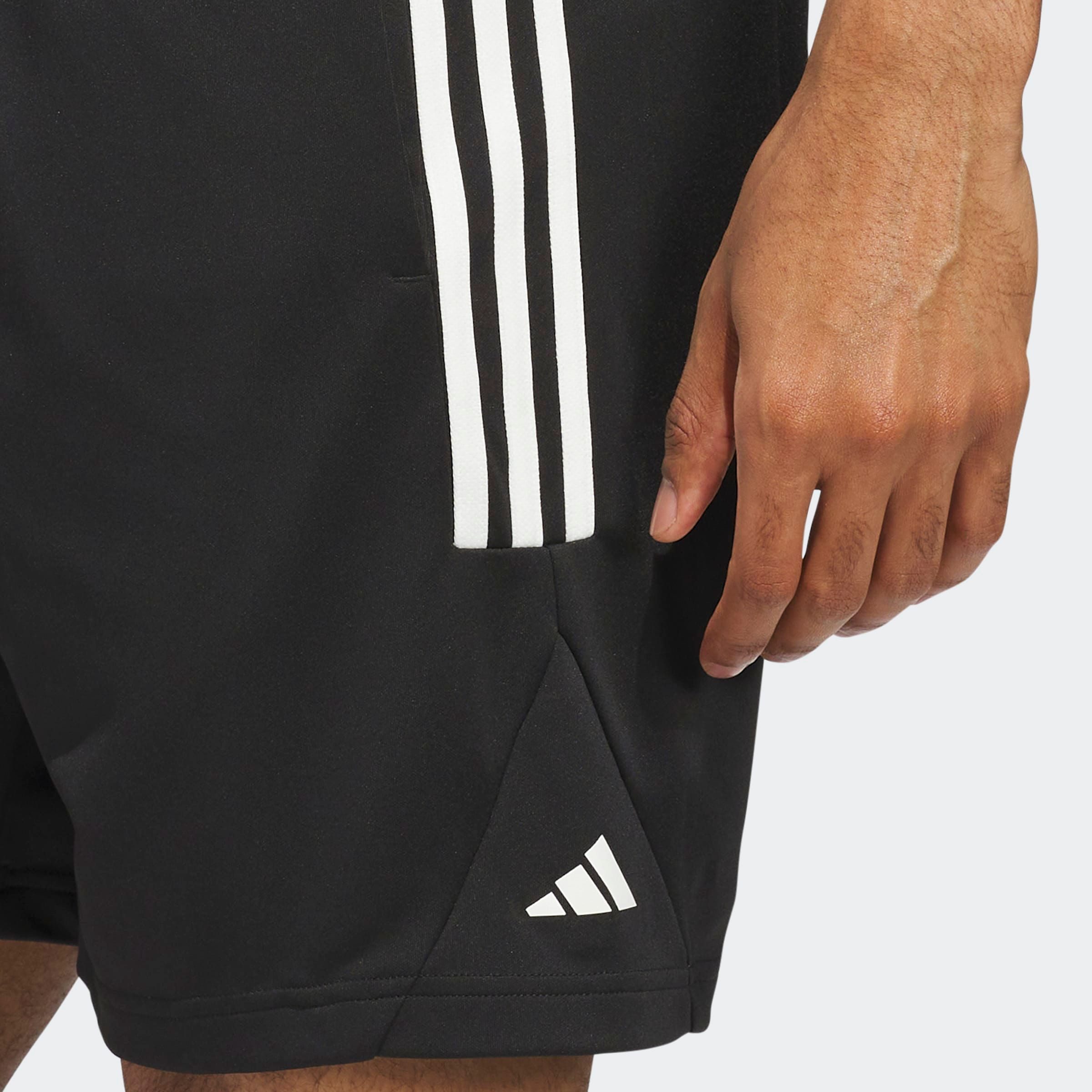 adidas Performance Trainingsshort 3-STRIPES SHORT Basketbal shorts, losse pasvorm, lage kruis, knielang (1-delig)