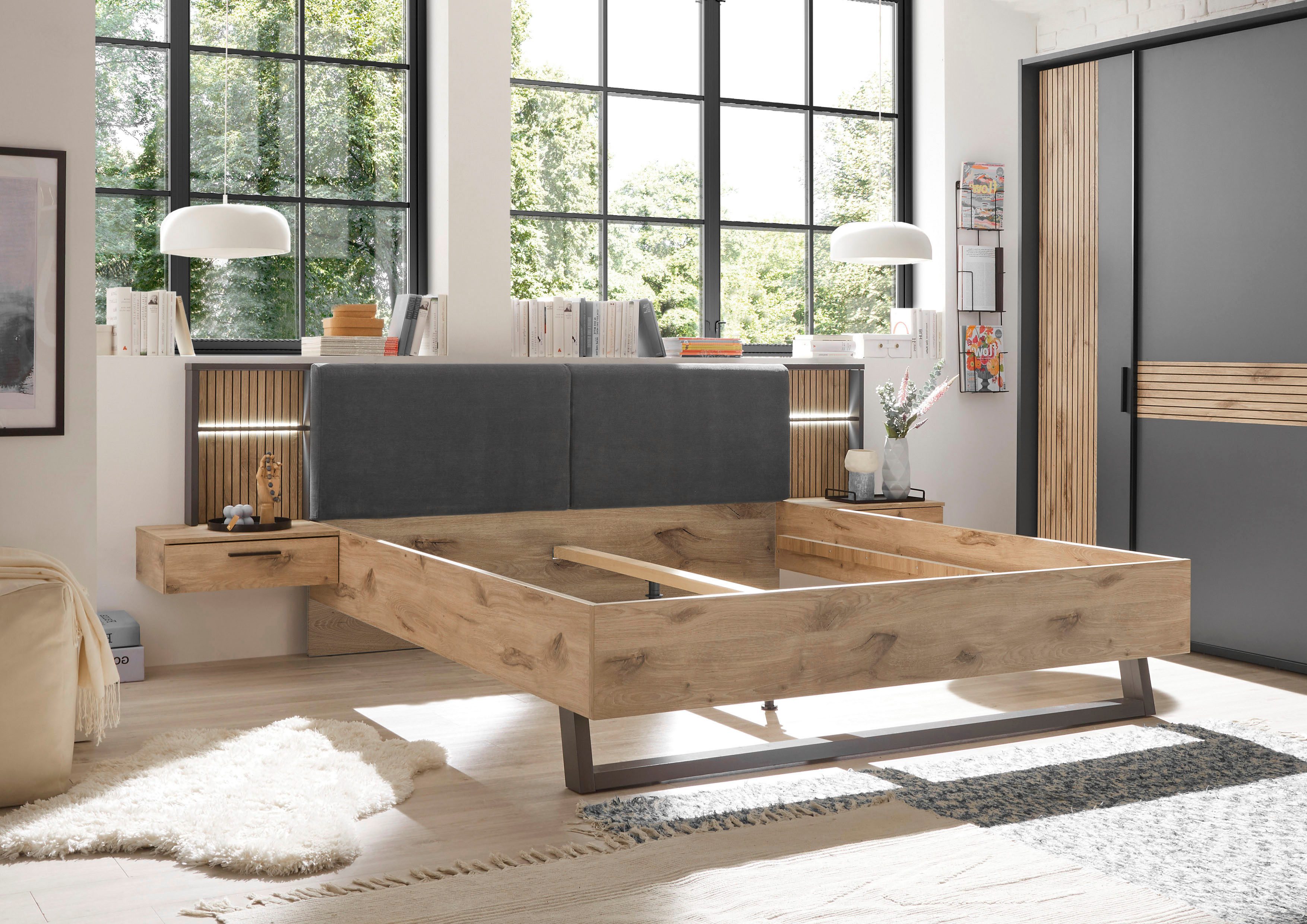 Schlafkontor Ledikant Daria bed met gestoffeerde hoofdeinde