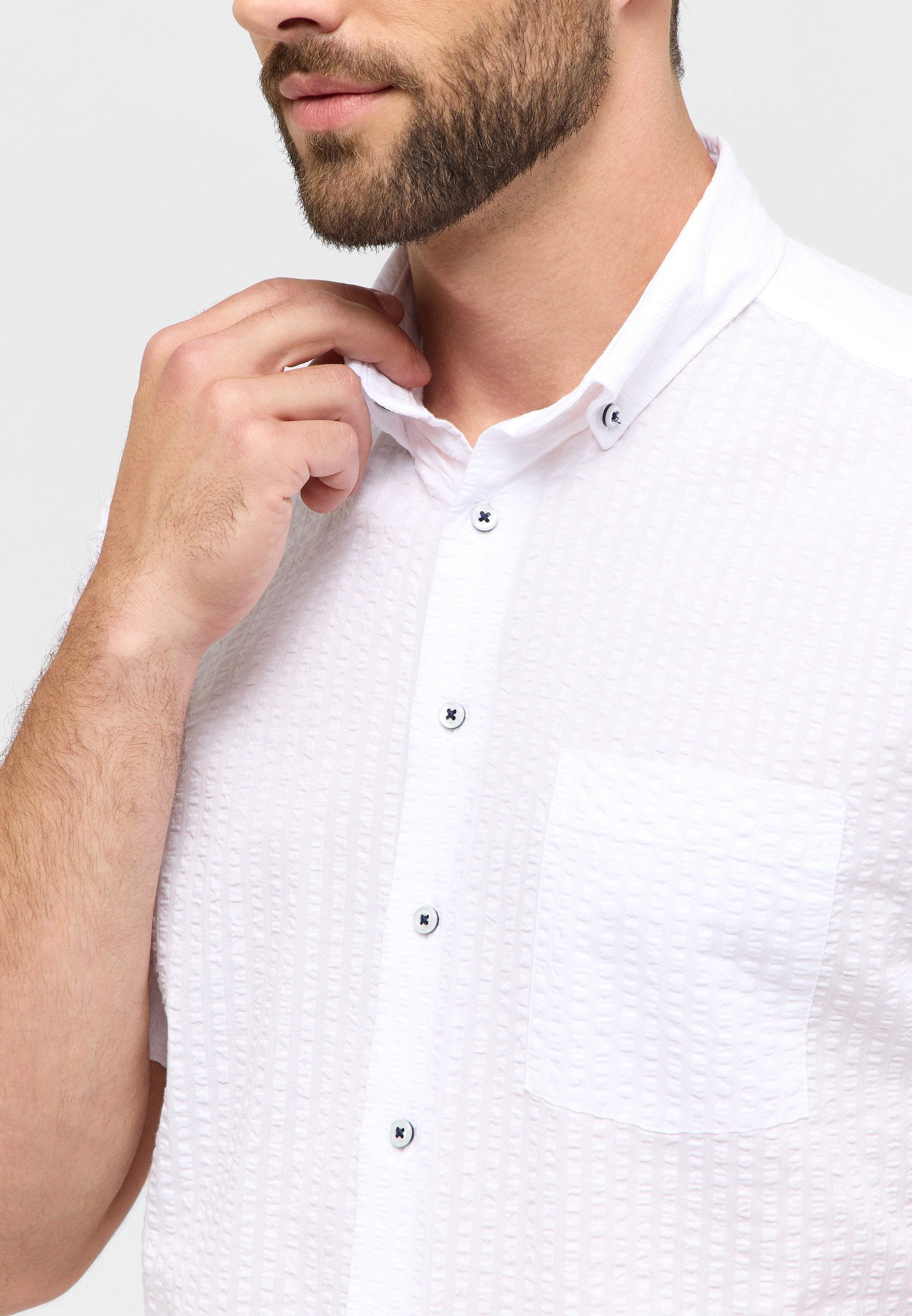 Eterna Overhemd met korte mouwen MODERN FIT EASY IRON (gemakkelijk te strijken)