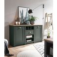 home affaire dressoir cambridge hoge kwaliteit verwerkt groen