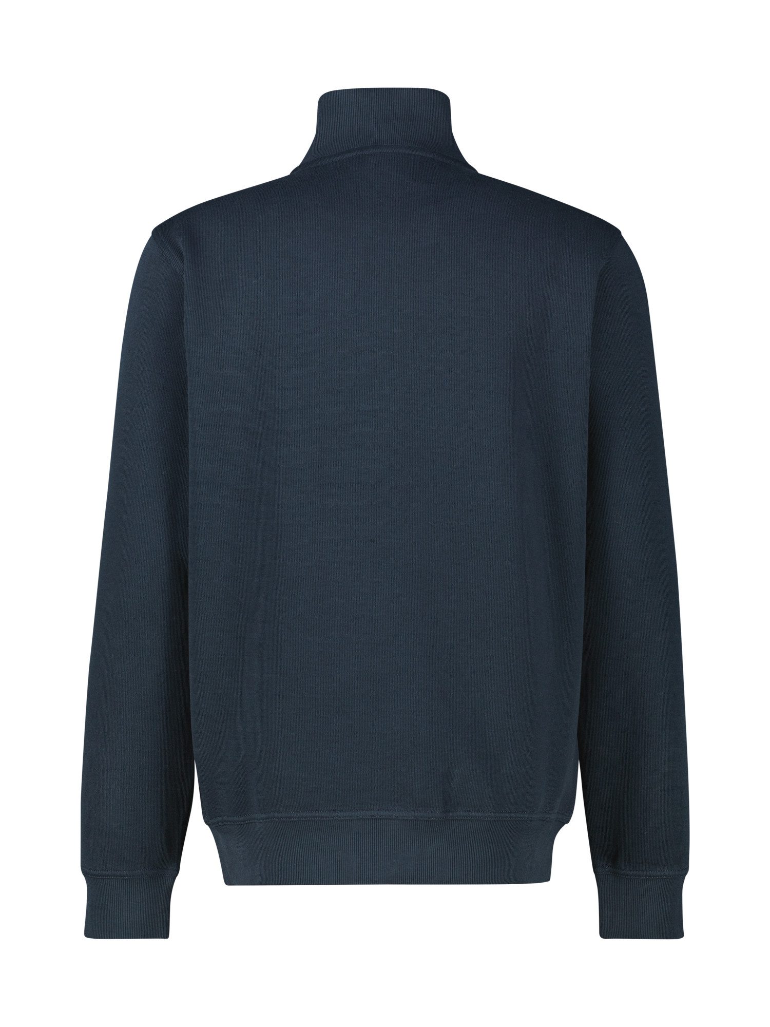 Lerros Sweatshirt LERROS Heren Troyer, sportief geribbeld