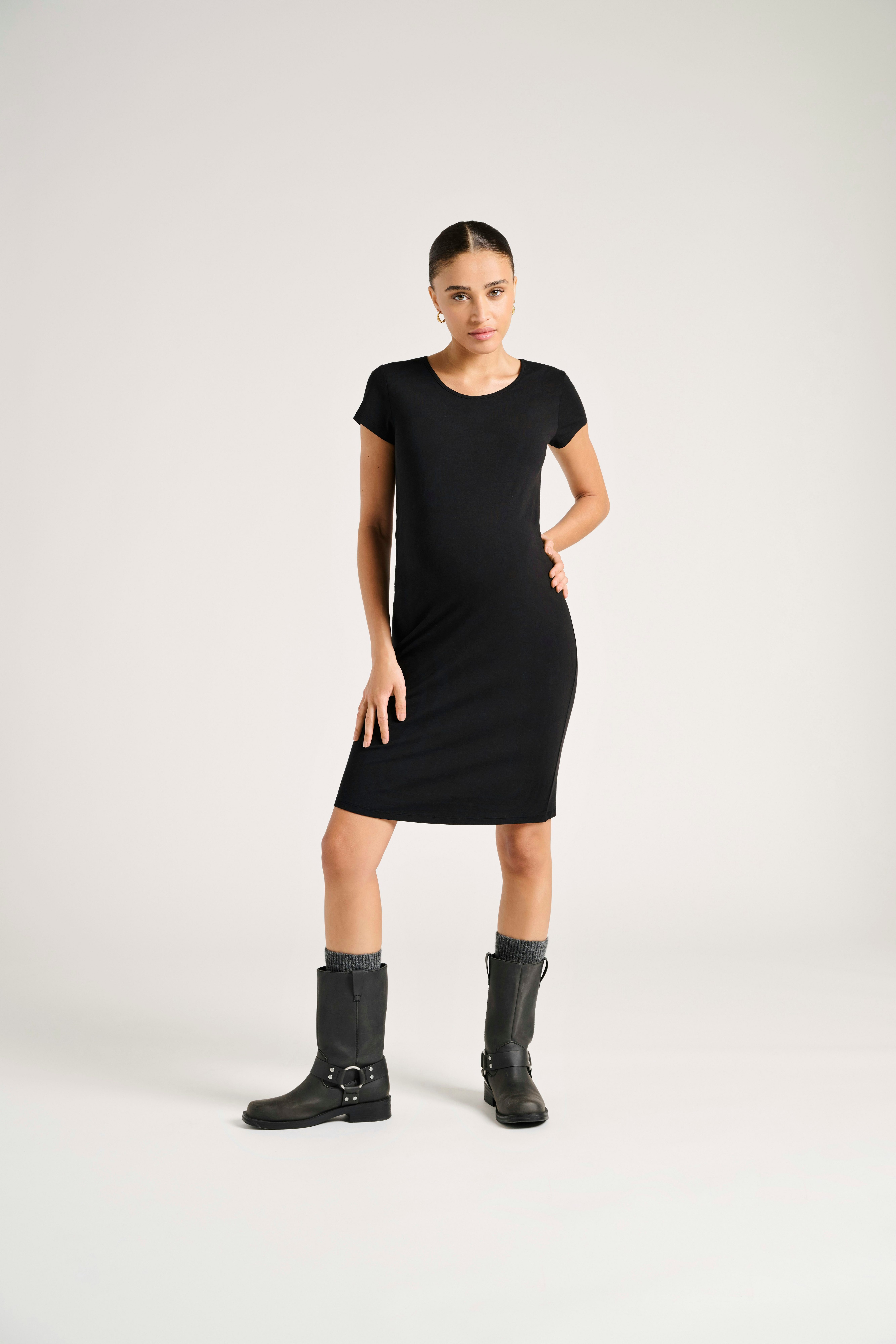 ONLY MATERNITY Positiejurk OLMLOVELY LIFE S/S DRESS 2-PCK NOOS (set, 2-delig)