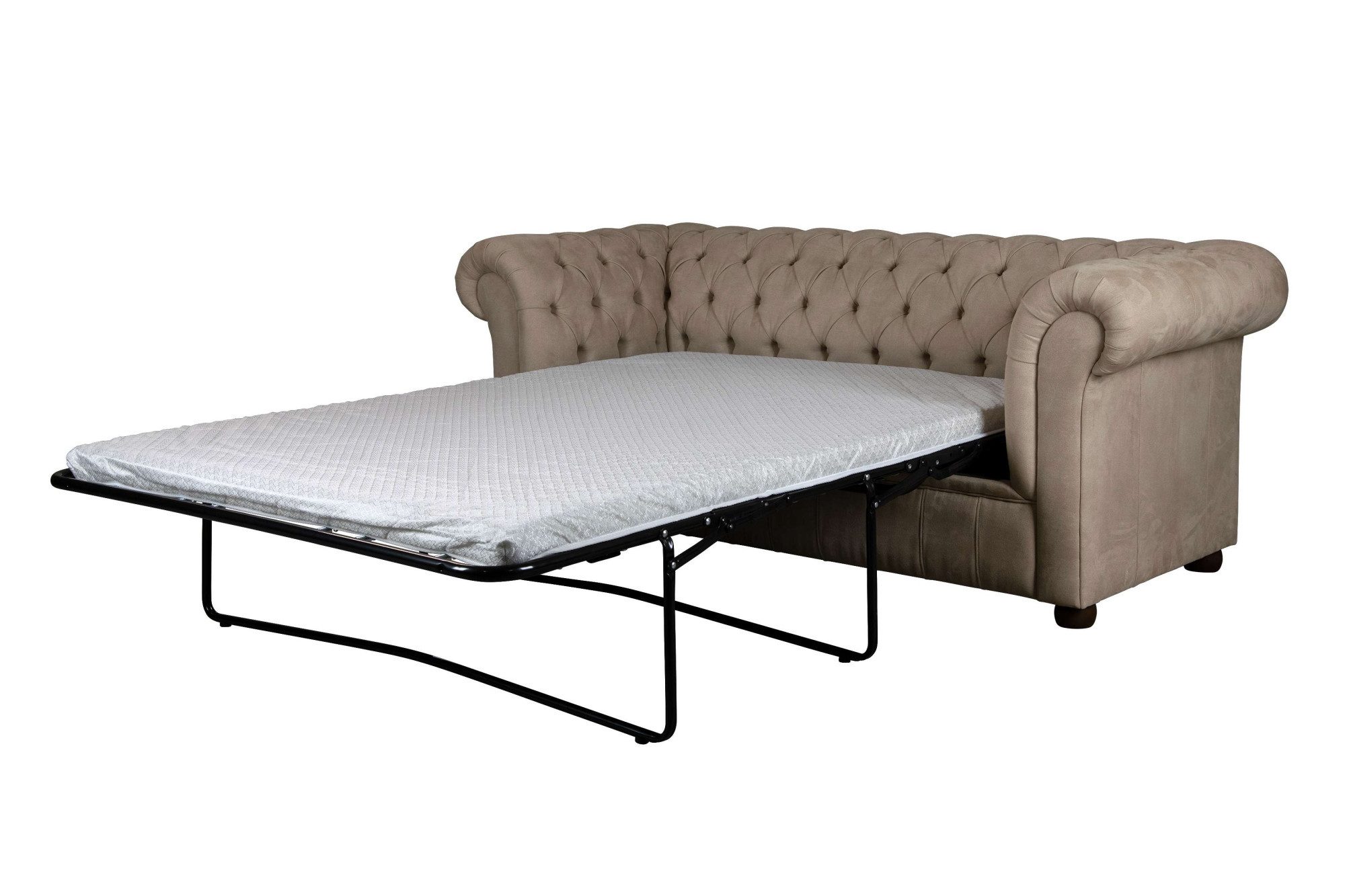 Home affaire 3-zitsbank CHARENTE, optionele slaapbank, Chesterfield-sofa, bedfunctie met edele knoopbevestiging en typische armleuningen, b/d/h 198/89/74 cm