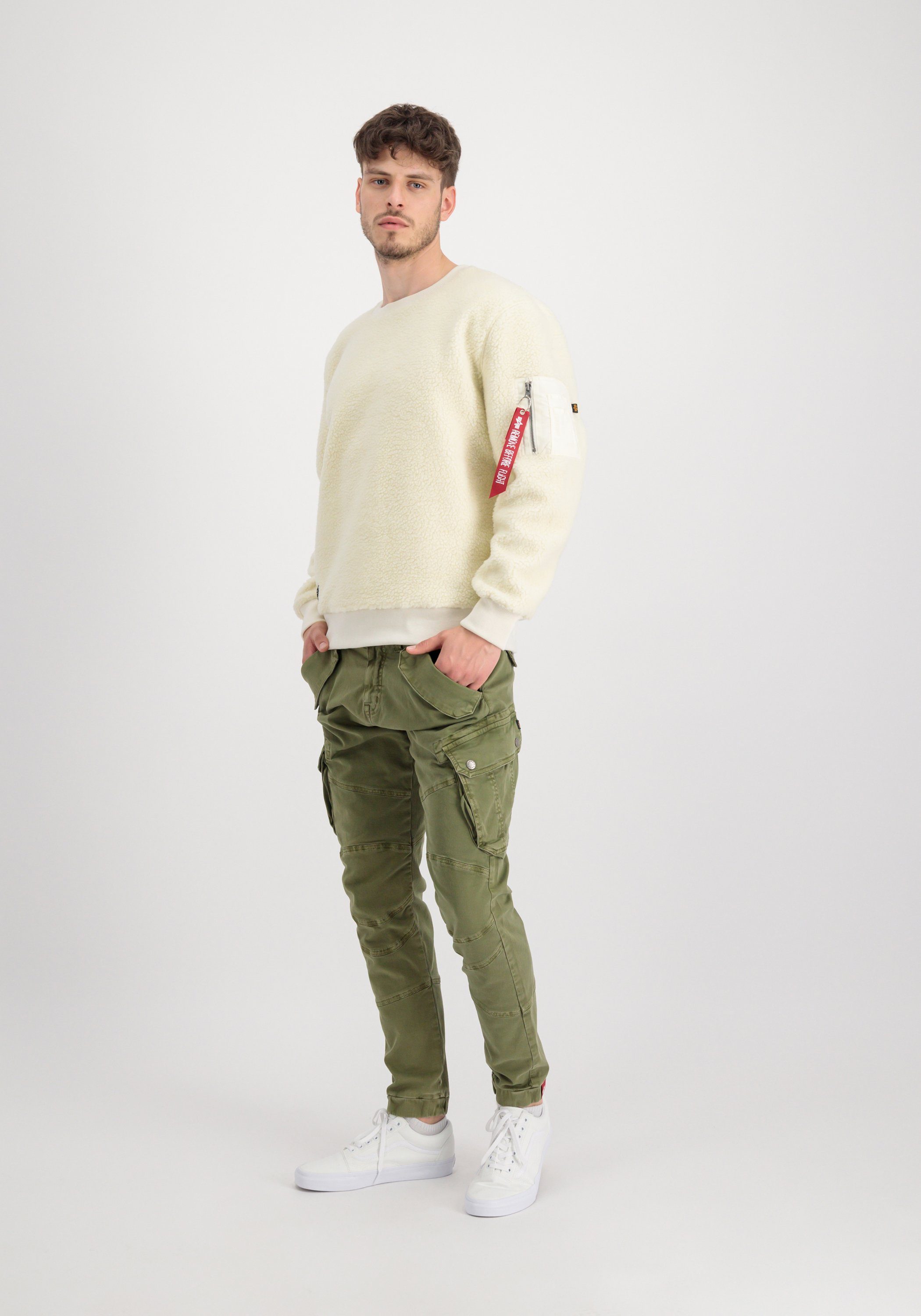 Alpha Industries Sweater Men Sweatshirts Teddy Sweater