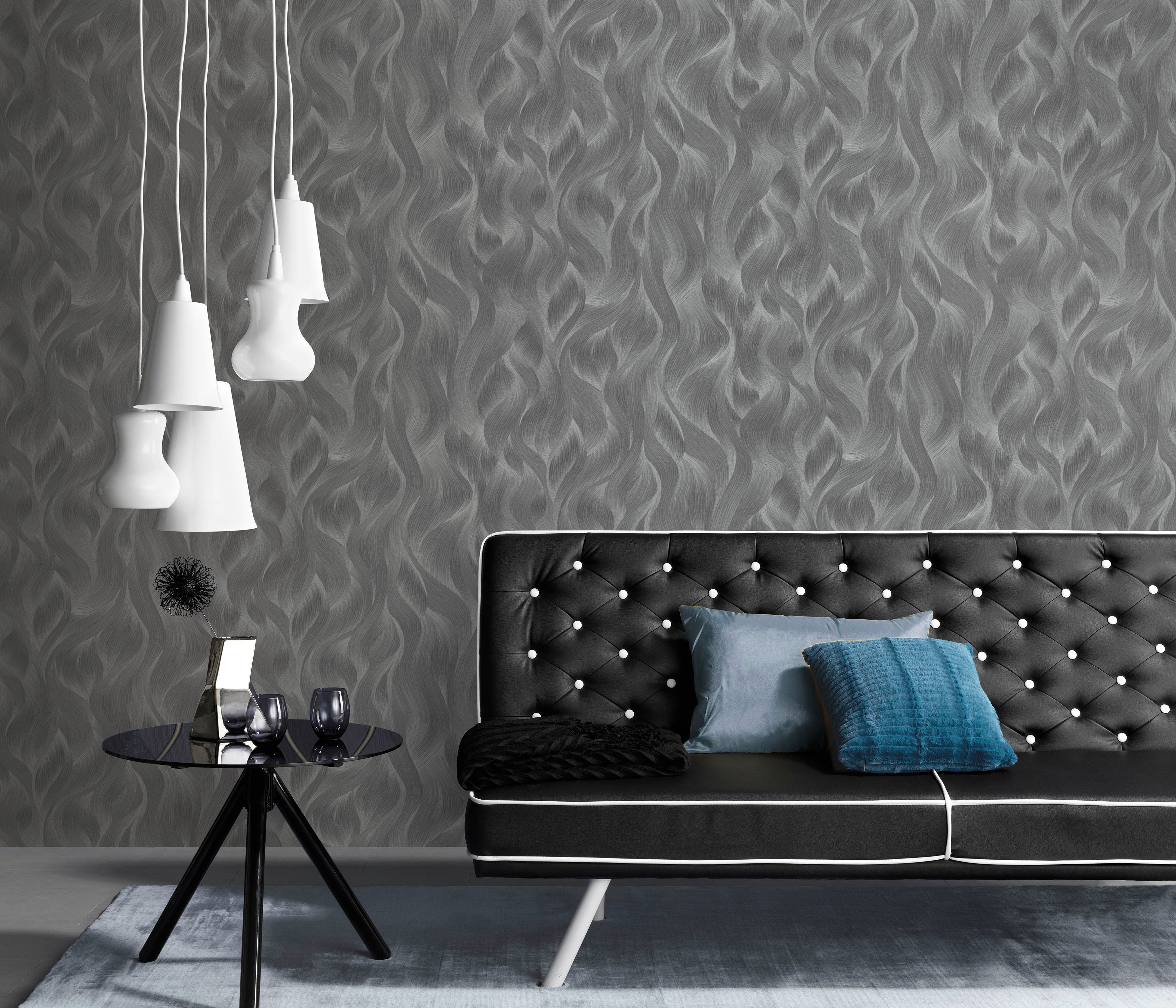ELLE DECORATION Vliesbehang Waves Golven