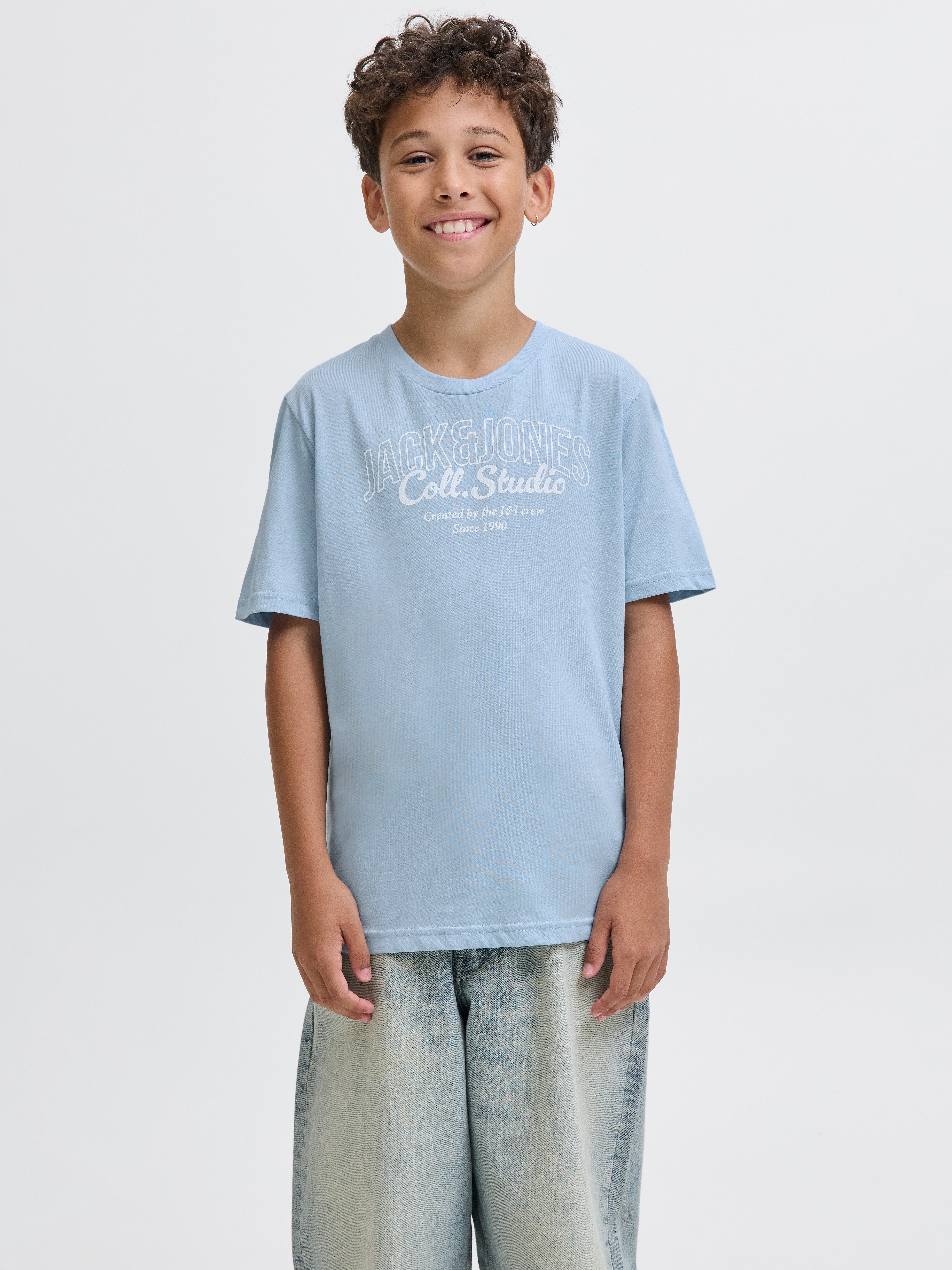 Jack & Jones Junior T-shirt JJMAKOTO TEE SS CREW NECK 5PK MP JNR (set, 5-delig)