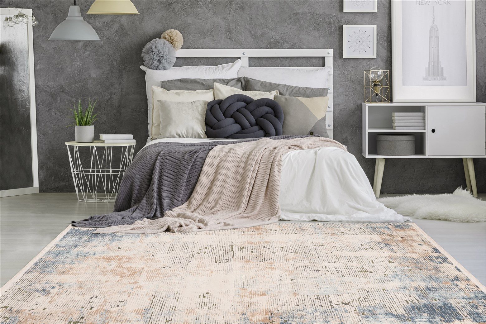 aRTE ESPINA Vloerkleed Palace 100 Soft touch, vintage-ontwerp, subtiele kleuren