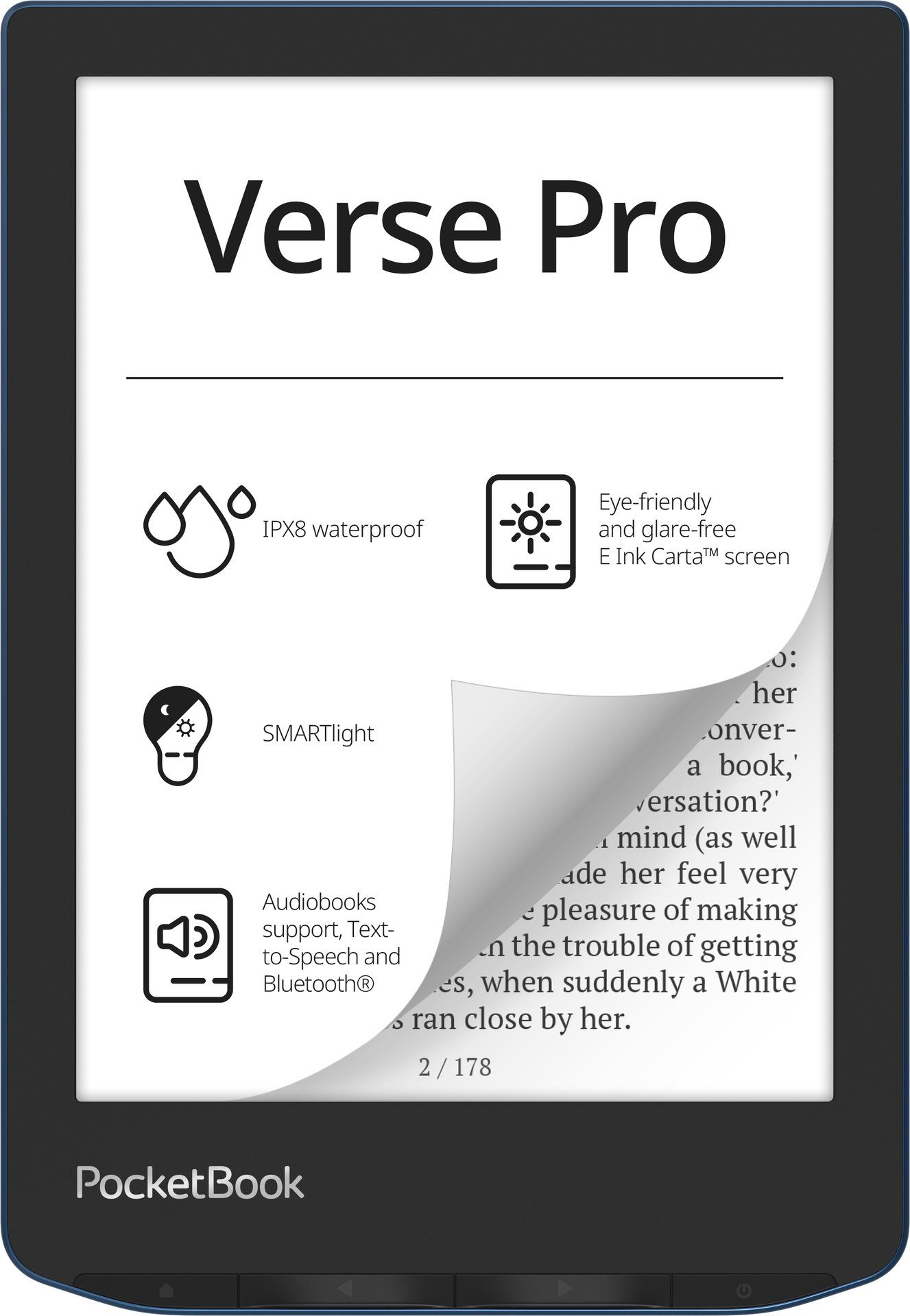 PocketBook E-reader Verse Pro, 6"