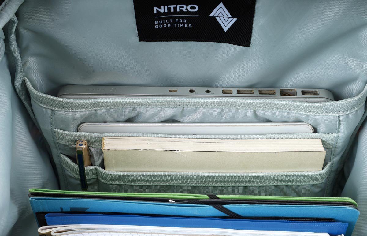 NITRO Vrijetijdsrugzak Nikuro Rugzak voor vrijetijd, werk, reizen en school, stads- en straatrugzak