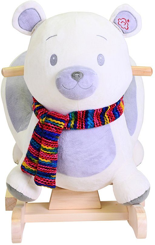 Knorrtoys® Schommeldier IJsbeer Fred met geluidsfunctie