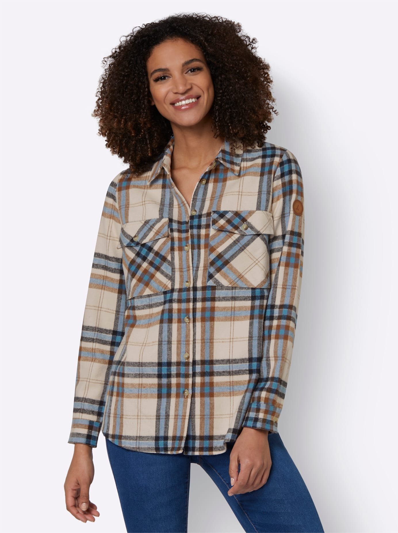 Casual Looks Flanellen blouse