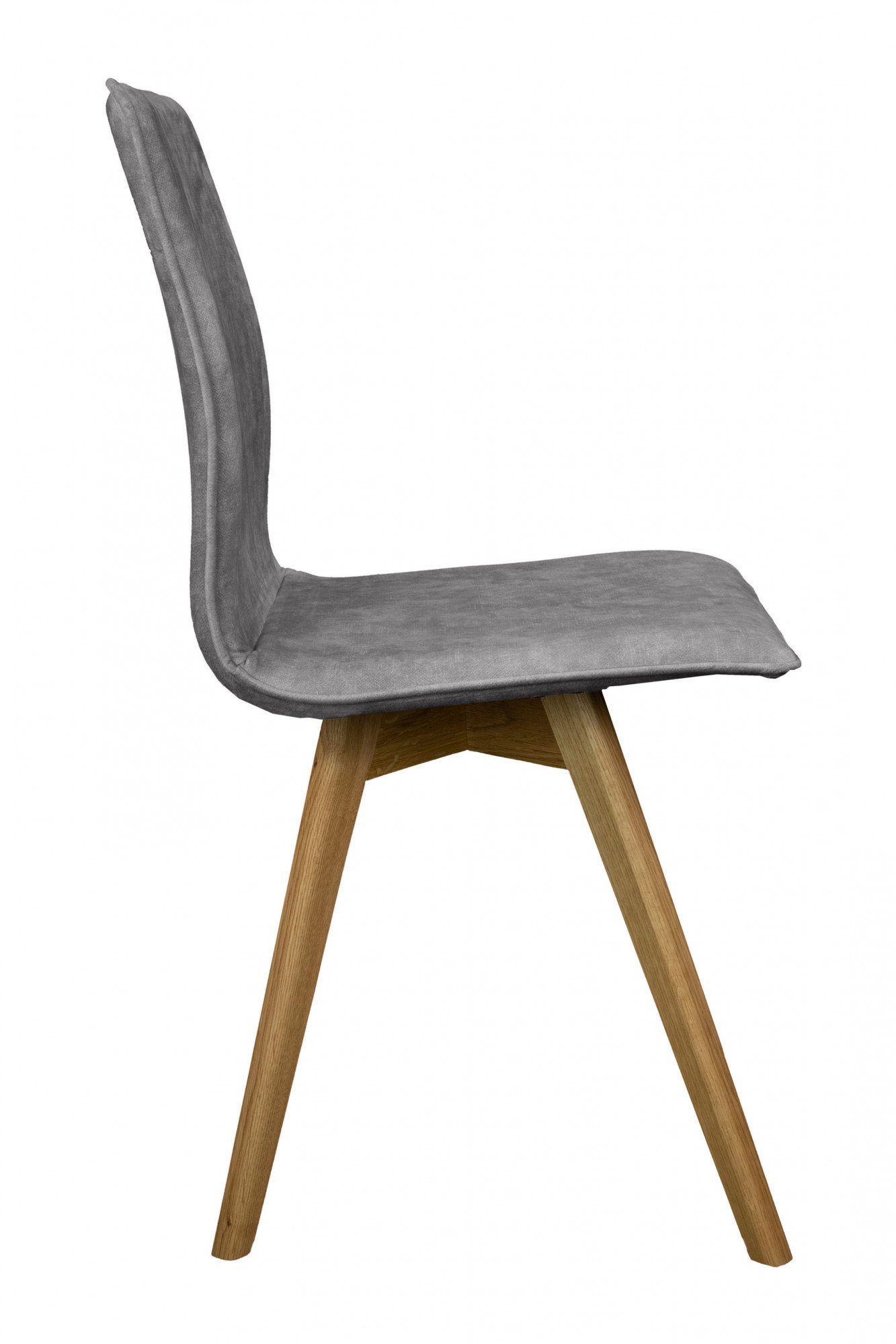 andas Eetkamerstoel Rania Massief houten frame, met bies (set, 2 stuks)