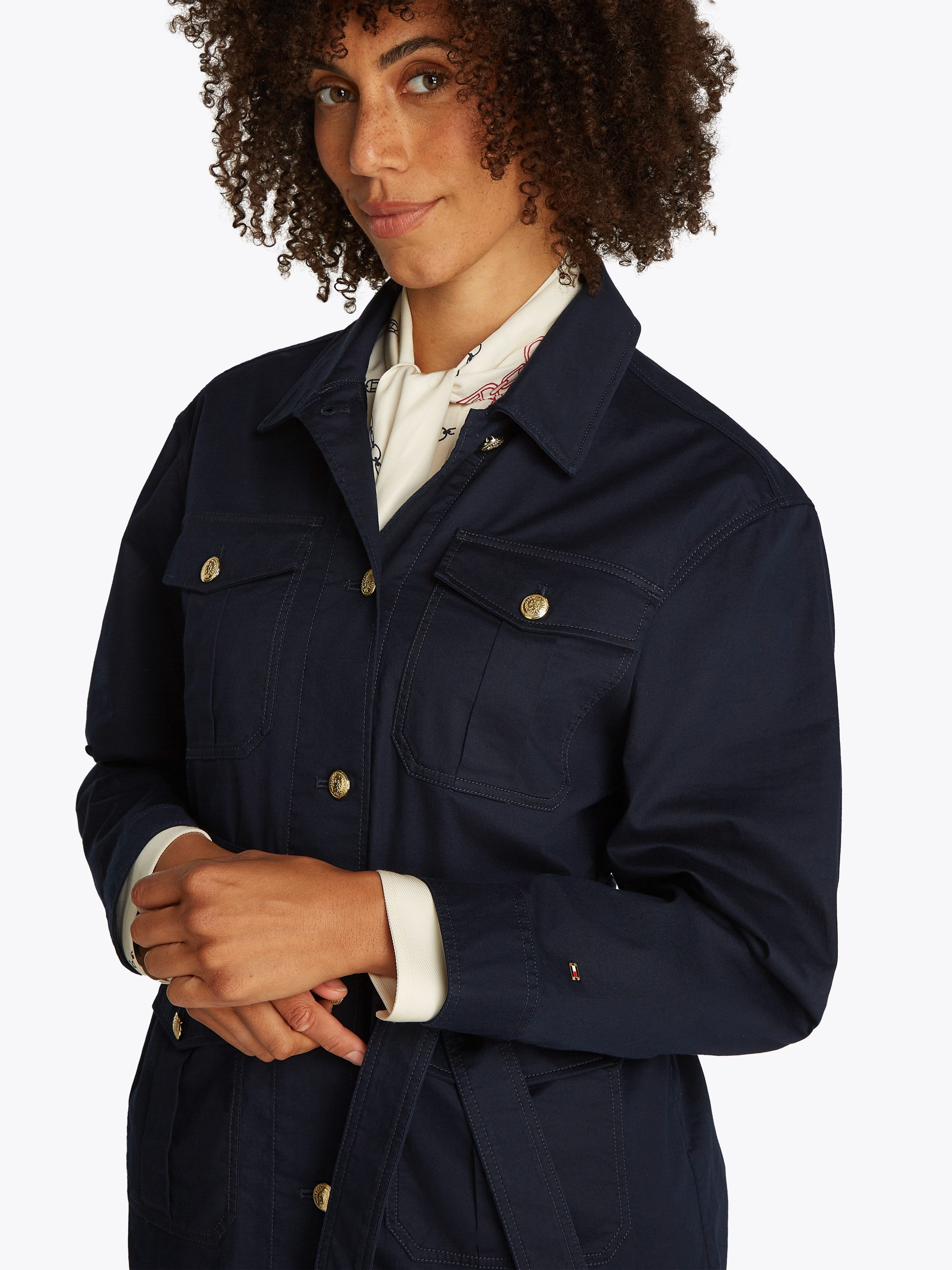 Tommy Hilfiger Outdoorjack GOLD BUTTON UTILITY JACKET