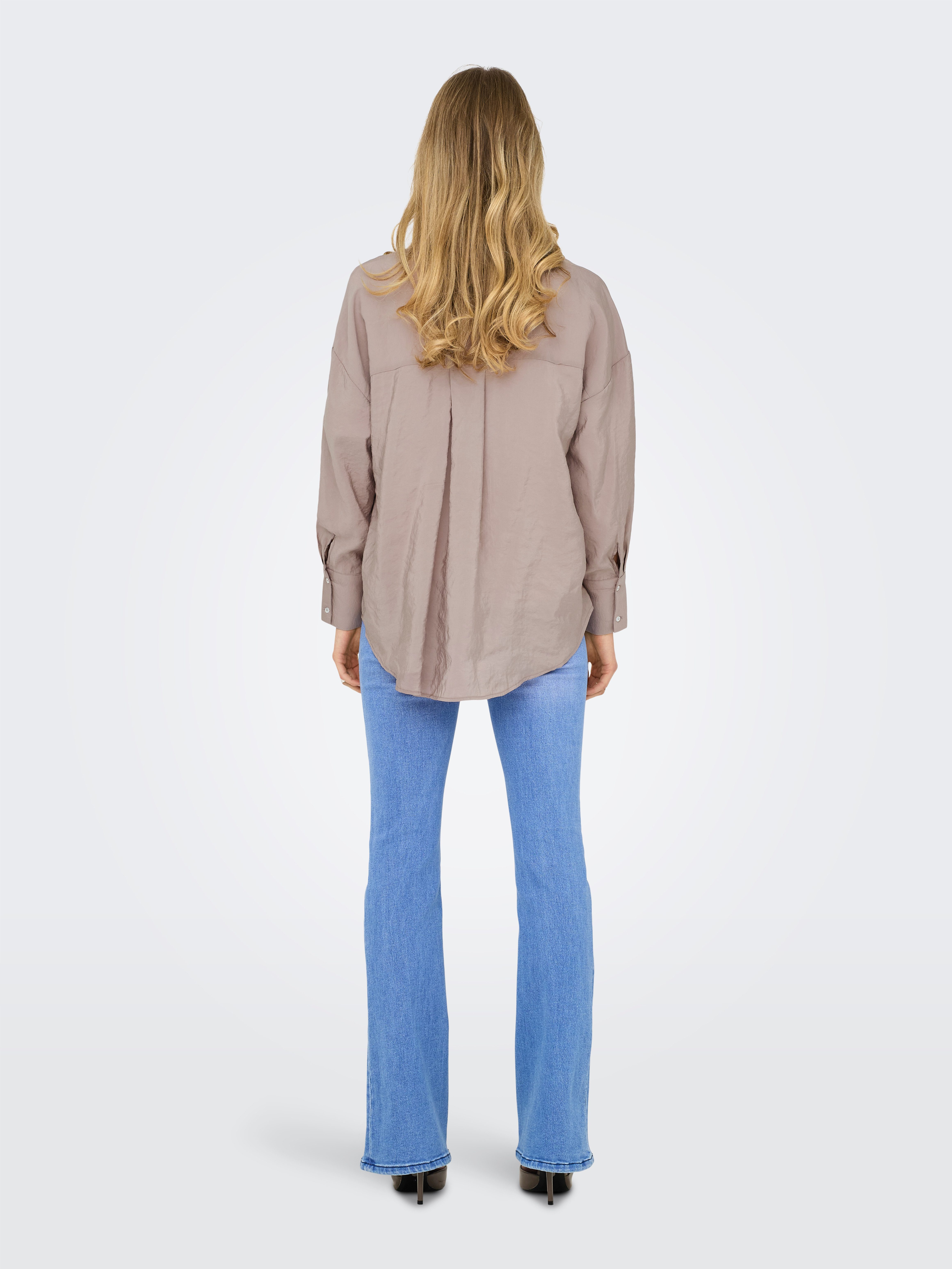 Only Overhemdblouse ONLZAZIMA L/S LOOSE SHIRT WVN NOOS