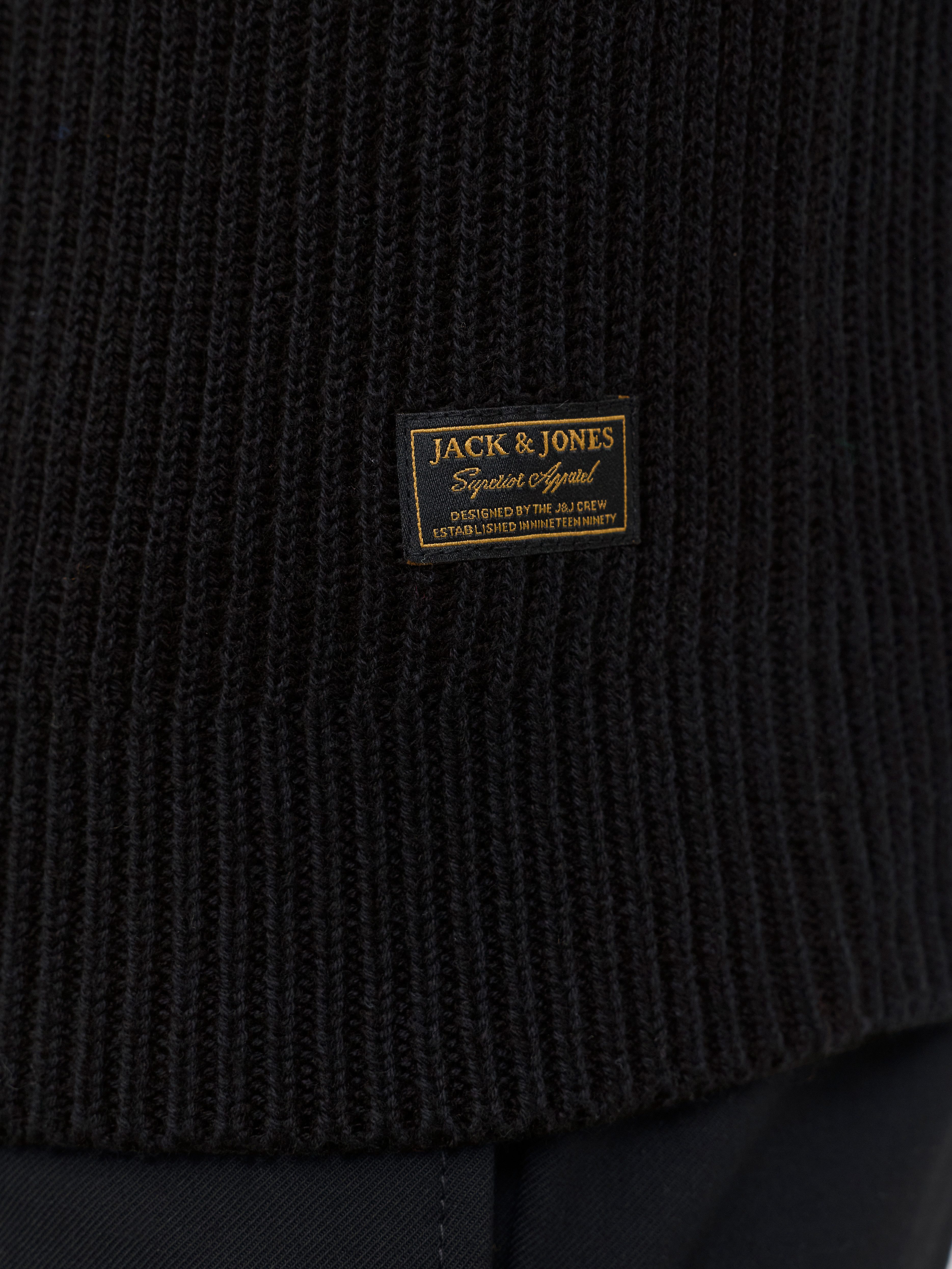 Jack & Jones PlusSize Vest JJPANNEL KNIT ZIP CARDIGAN AW25 PLS