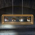 spot light led-hanglamp roy hanglamp, inclusief ledverlichting, natuurproduct van eikenhout, duurzaam met fsc-certificaat, made in eu zilver