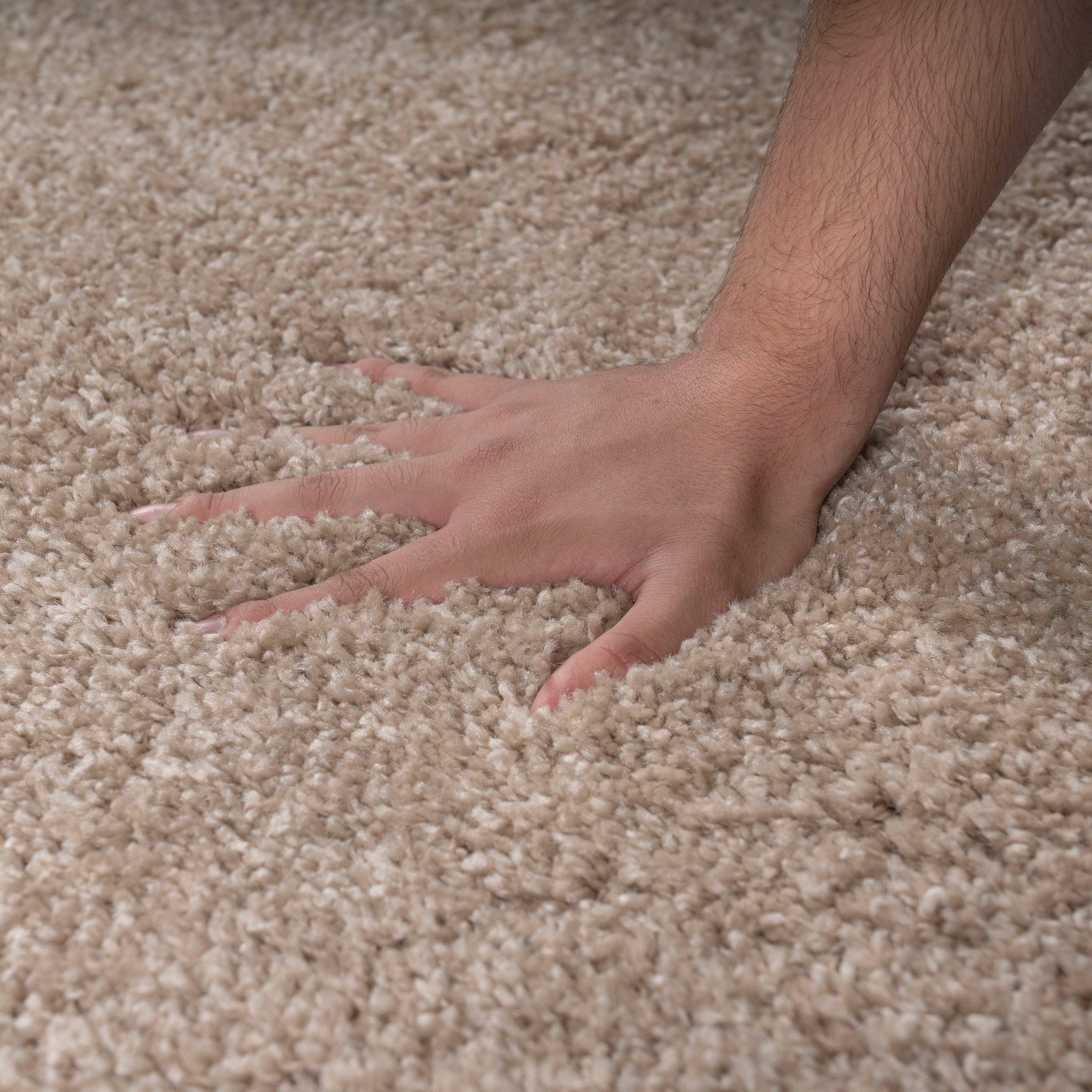 Bruno Banani Hoogpolig vloerkleed Shaggy Soft geweven, uni kleuren, bijzonder zacht en knuffelig, klantenfavoriet