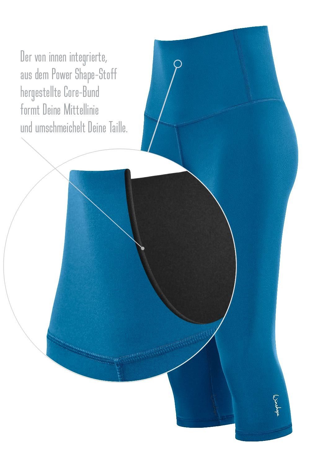 Winshape Legging 3/4 Functional Comfort HWL217C met v-vorm applicatie en core-band