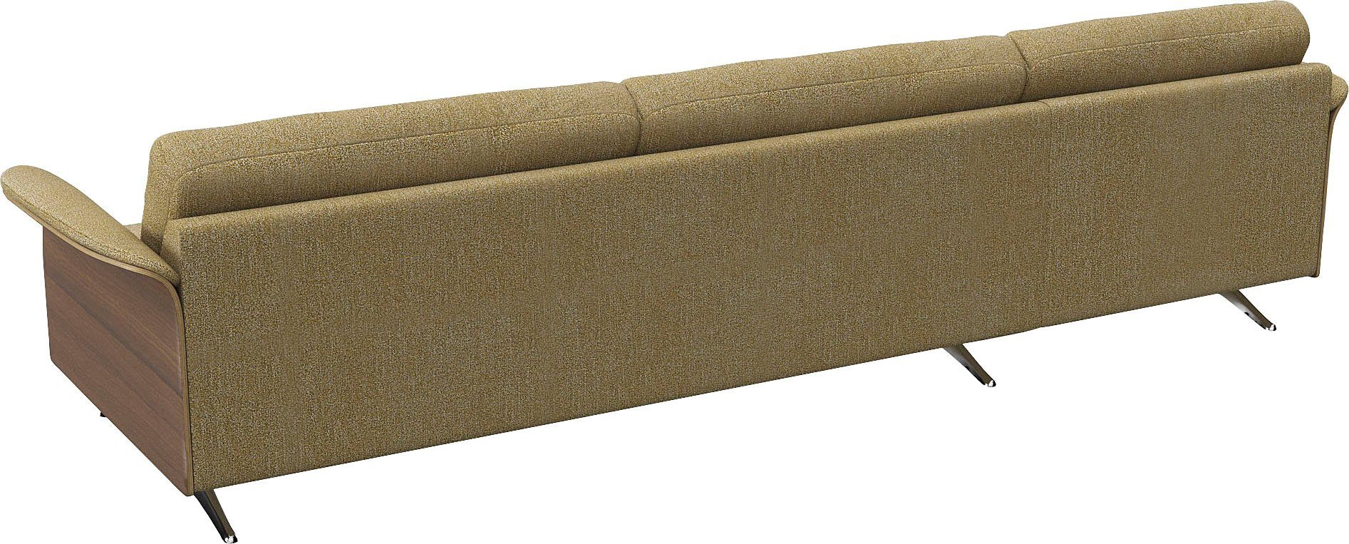 FLEXLUX Hoekbank Glow designbank, comfortabel en comfortabel door hoogwaardige zitconstructie