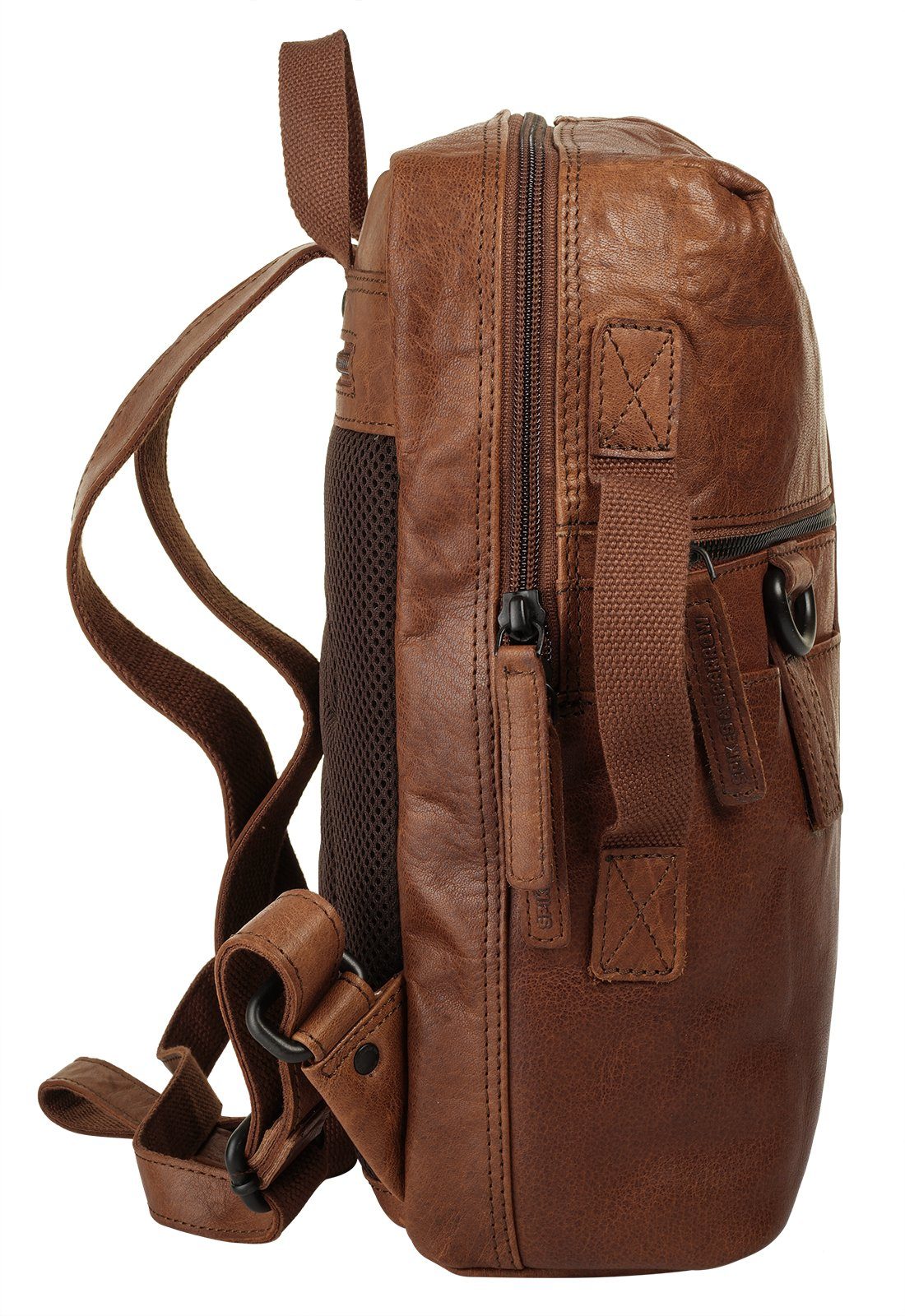 Spikes & Sparrow Laptoprugzak echt leder