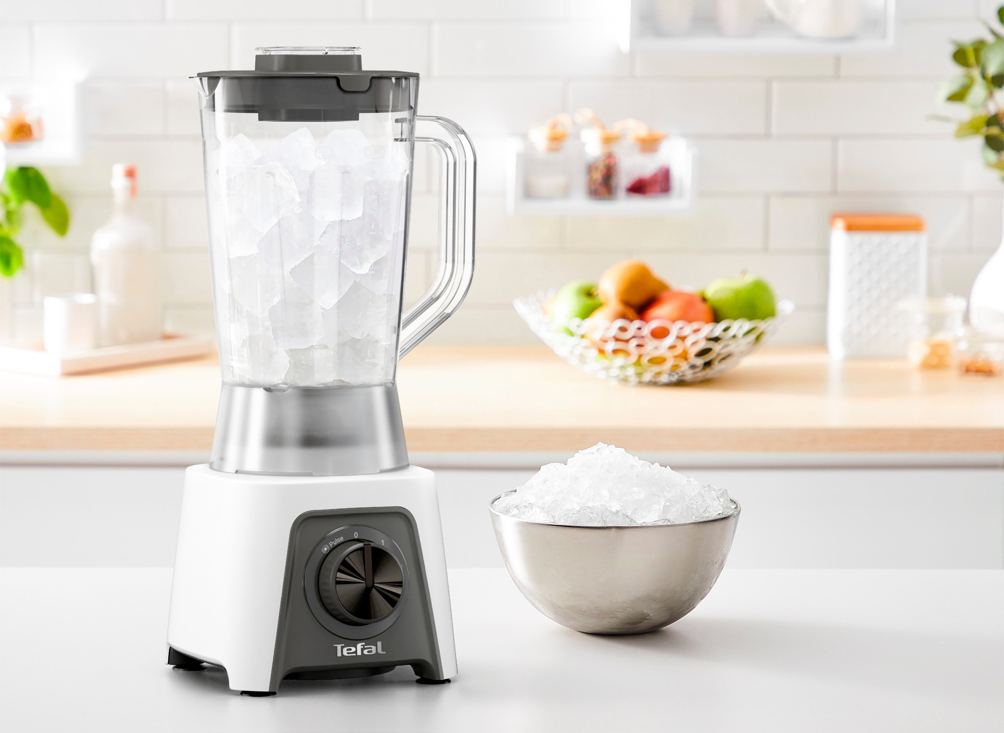 Tefal Blender BL2C01 Blendeo 1,5 liter, 2 snelheden + pulse-functie, duraforce lemmeten