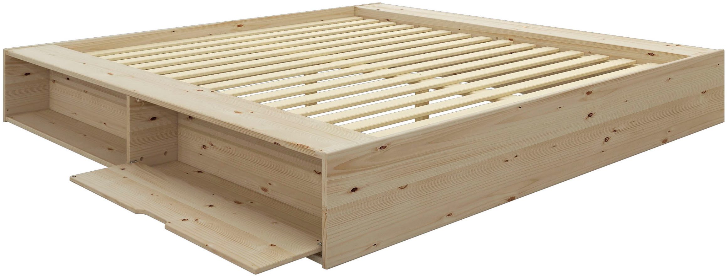 Home affaire Massief houten ledikant Erno, OTTOs keuze, BESTSELLER, opbergbank futonbed, 275KG belastbaar