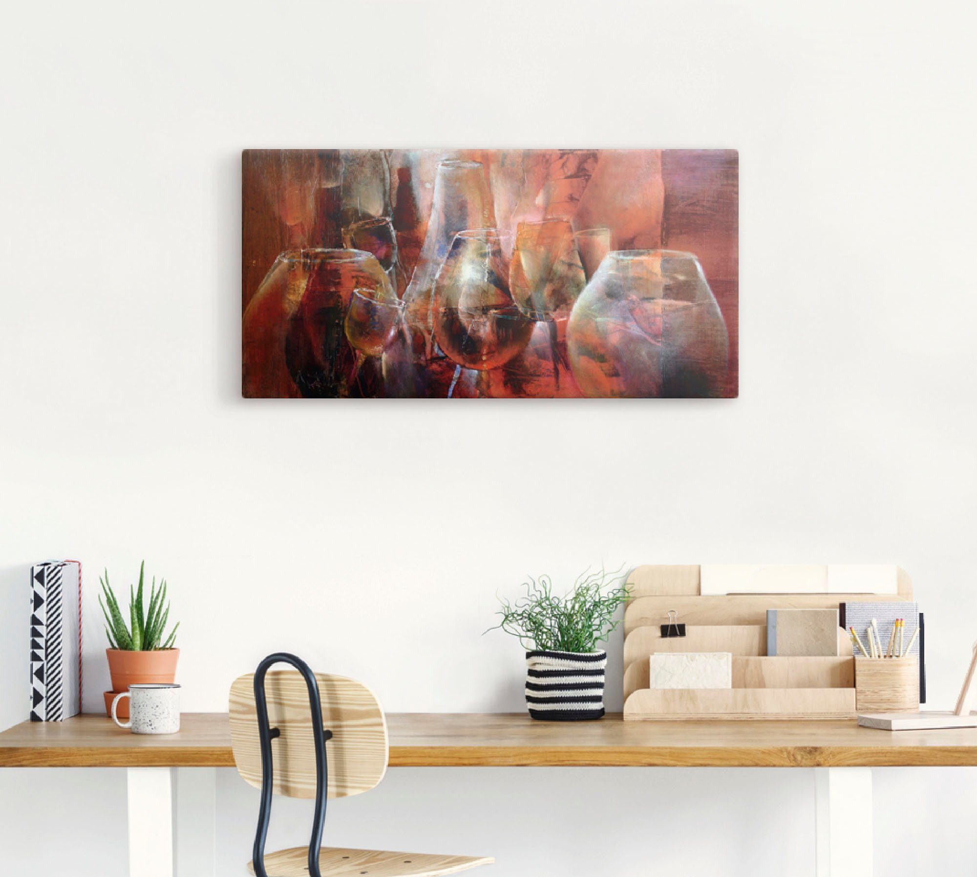 Artland Artprint op linnen Partij gespannen op een spieraam