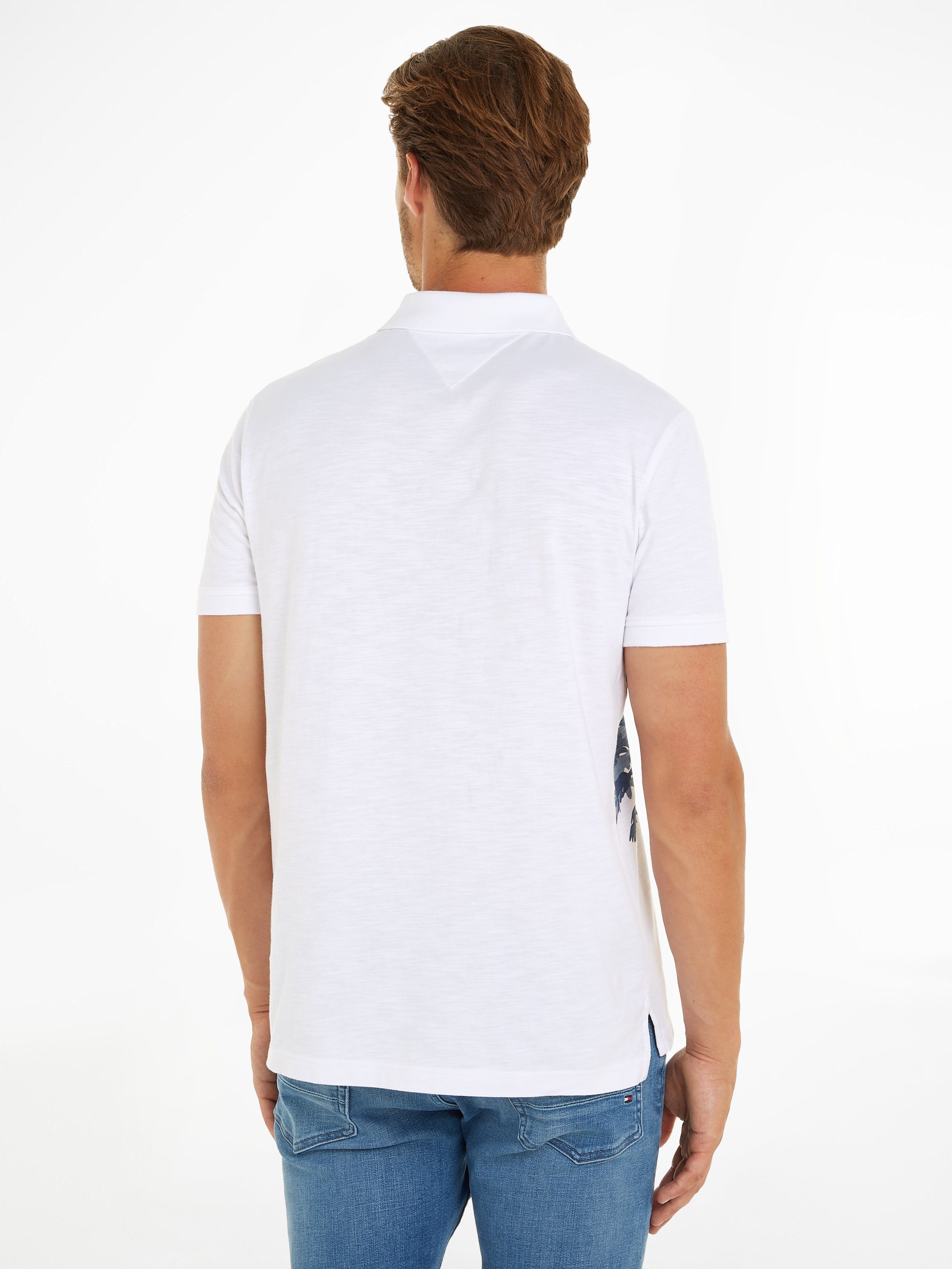 Tommy Hilfiger Poloshirt PALM PLACEMENT PRINT REG POLO