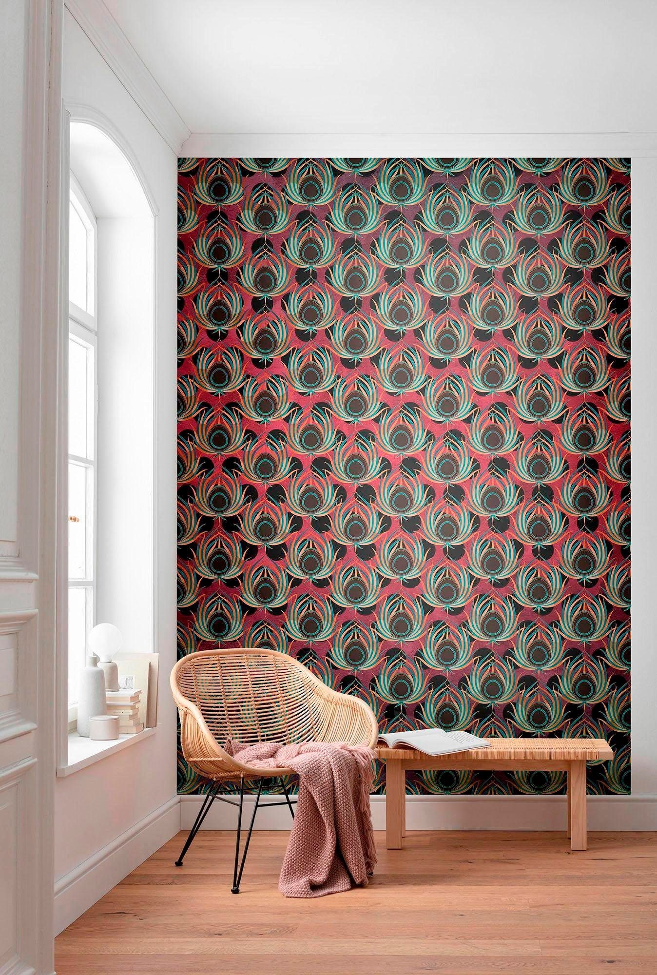 Komar Vliesbehang Paon 200x280 cm (breedte x hoogte)
