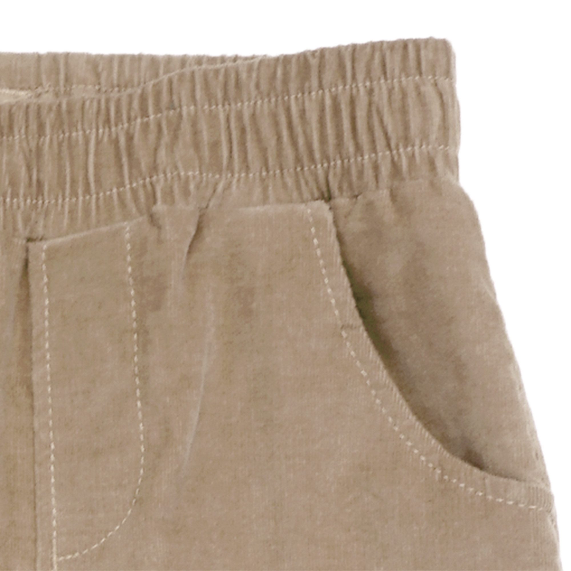 MAXIMO Cordbroek Stretch-cord, elastiek in de tailleband en beenuiteinden, zijzakken