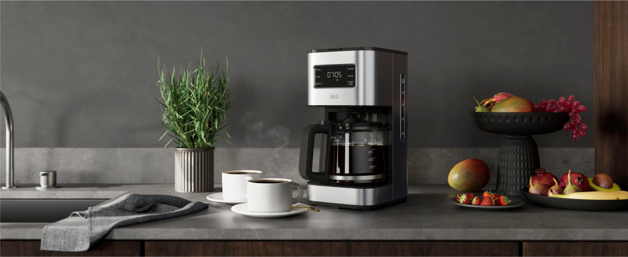 AEG Filterkoffieapparaat Gourmet 6 CM5-1-6ST, 1,25 l