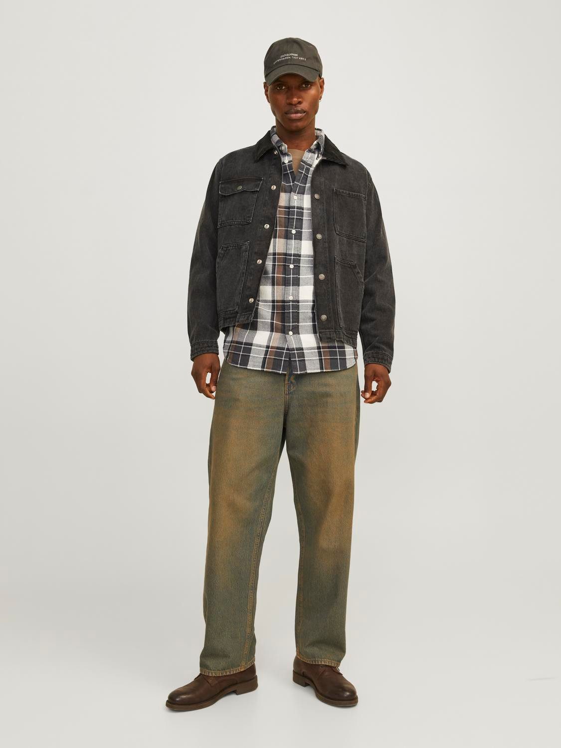 Jack & Jones Overhemd met lange mouwen JPRBLUBROOK CHECK STRUCTURE L S SHIRT SN