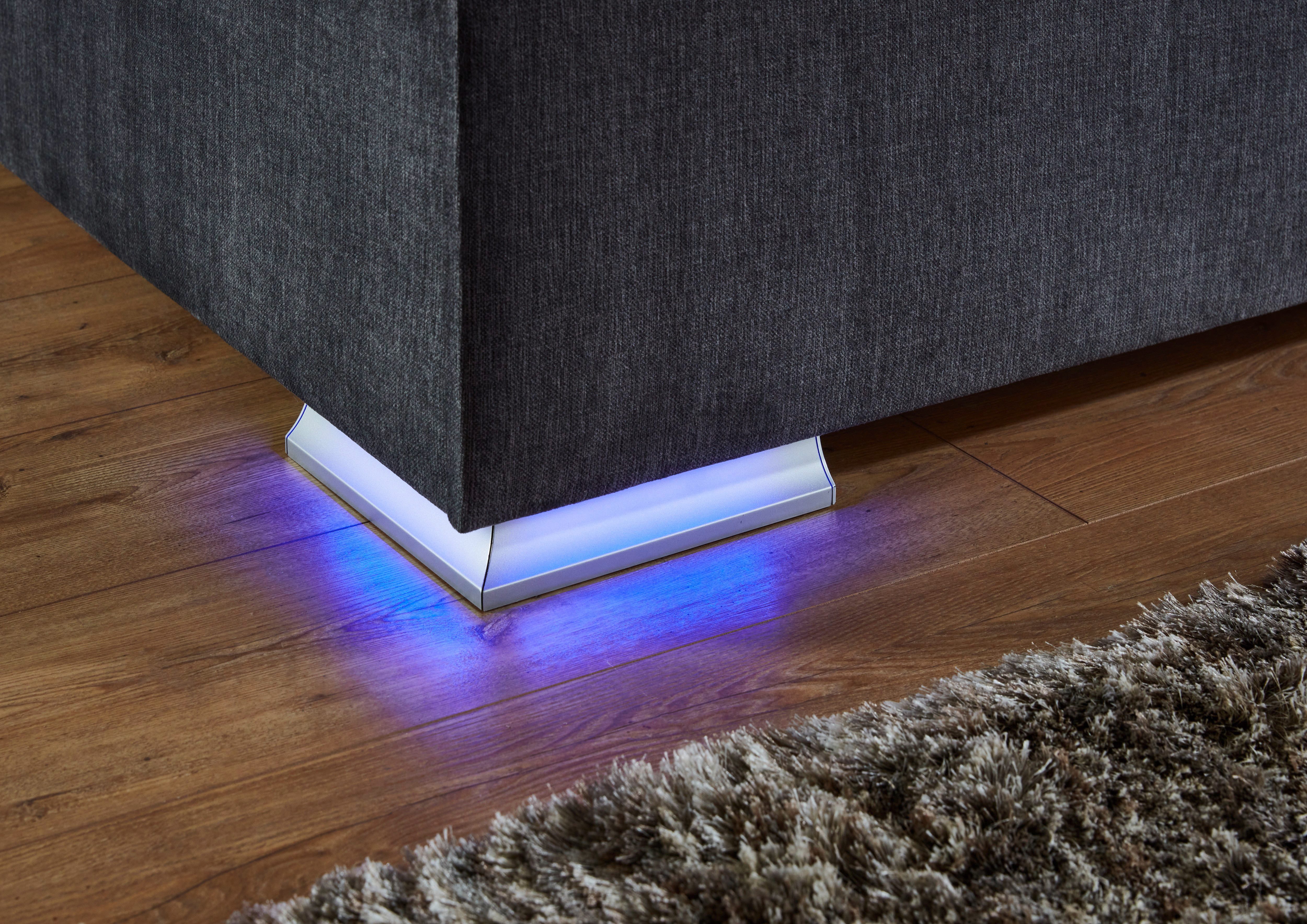 meise.möbel Boxspring Colorado II inclusief led-verlichting & topper