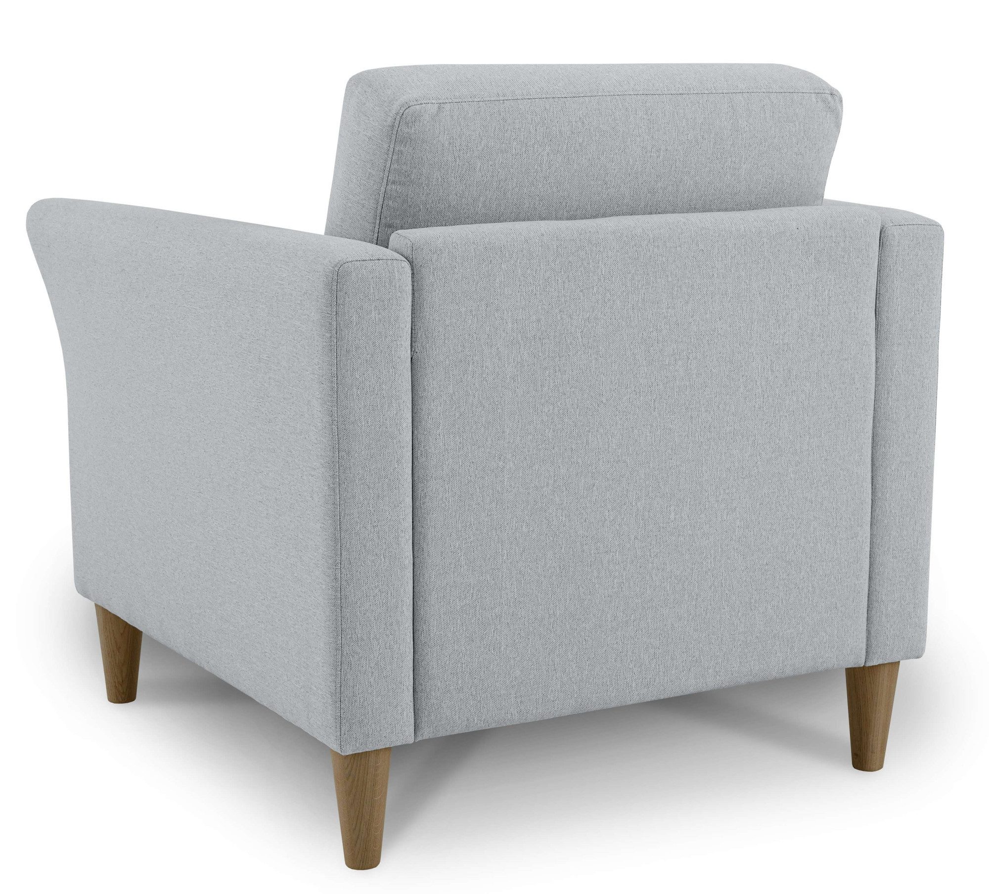 Home affaire Fauteuil Arellano, breedte 93 cm klassiek ontwerp, met massief houten voeten, fijn geweven stof