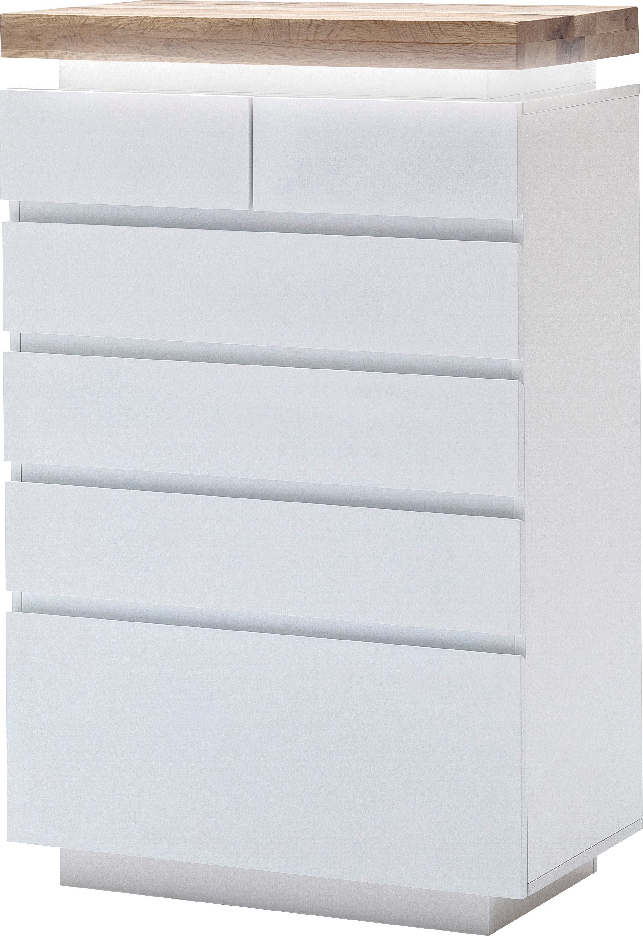 MCA furniture Kast Romina met ledverlichting wit dimbaar, incl. afstandsbediening